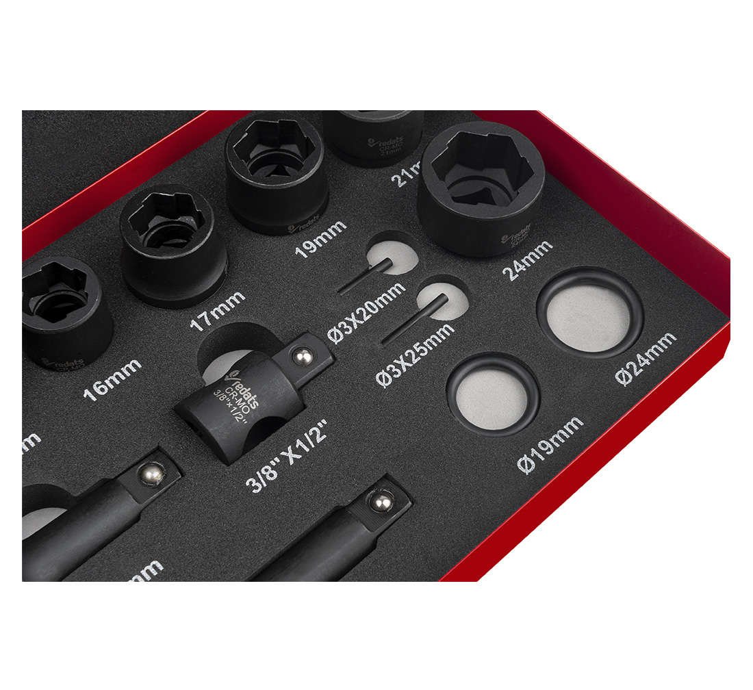 KERÉKŐR ÉS SÉRÜLT CSAVAR LESZEDŐ 1/2" 19 DB