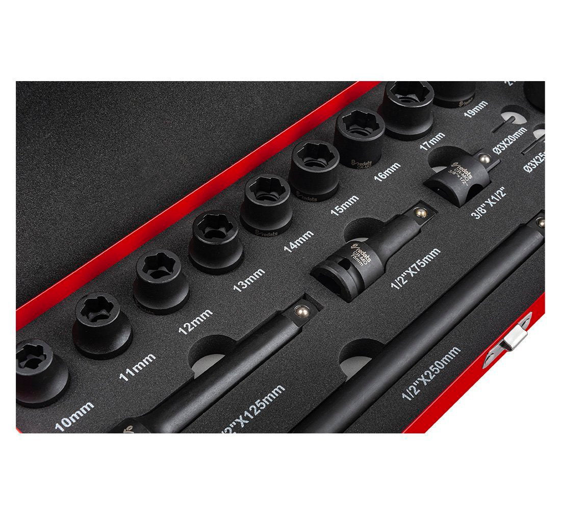 KERÉKŐR ÉS SÉRÜLT CSAVAR LESZEDŐ 1/2" 19 DB