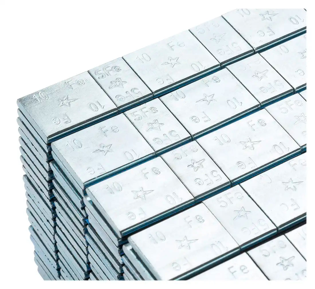 ÖNTAPADÓ CENTÍROZÓ KERÉKSÚLY KÉSZLET GUMIABRONCSOKHOZ 5/10 G 100 SÁV 8 DB/SÁV FIVE STAR