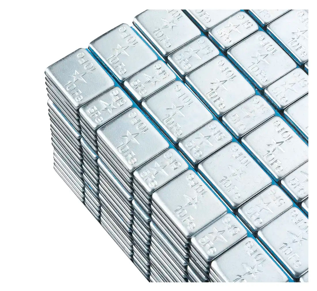 ÖNTAPADÓ CENTÍROZÓ KERÉKSÚLY KÉSZLET GUMIABRONCSOKHOZ 5/10 G 100 SÁV 8 DB/SÁV