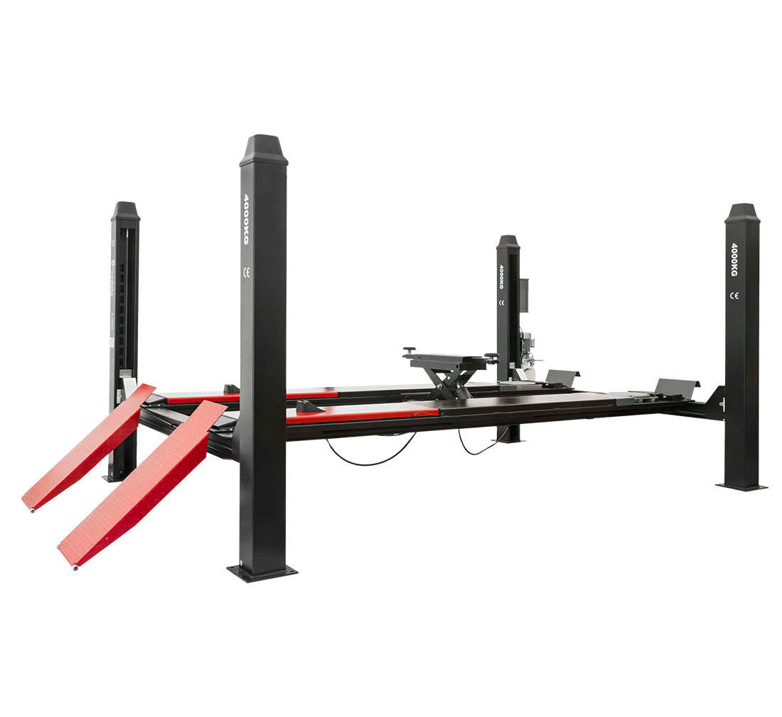 NÉGYOSZLOPOS EMELŐ 4 T 380 V + INGYEN OLAJ