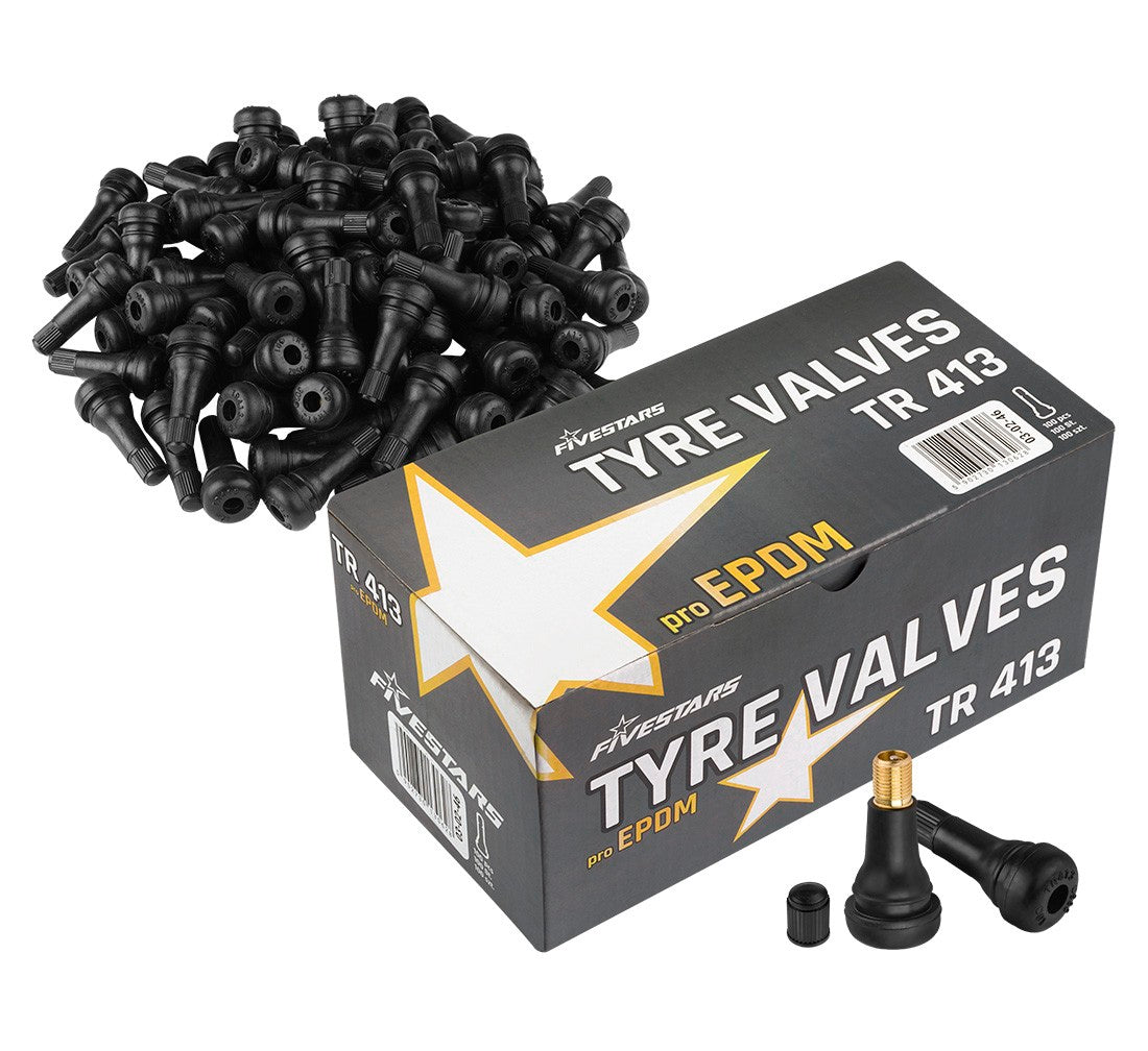 SZELEP KÉSZLET TUBELESS TR413 PRO EPDM FIVESTARS 100 DARAB