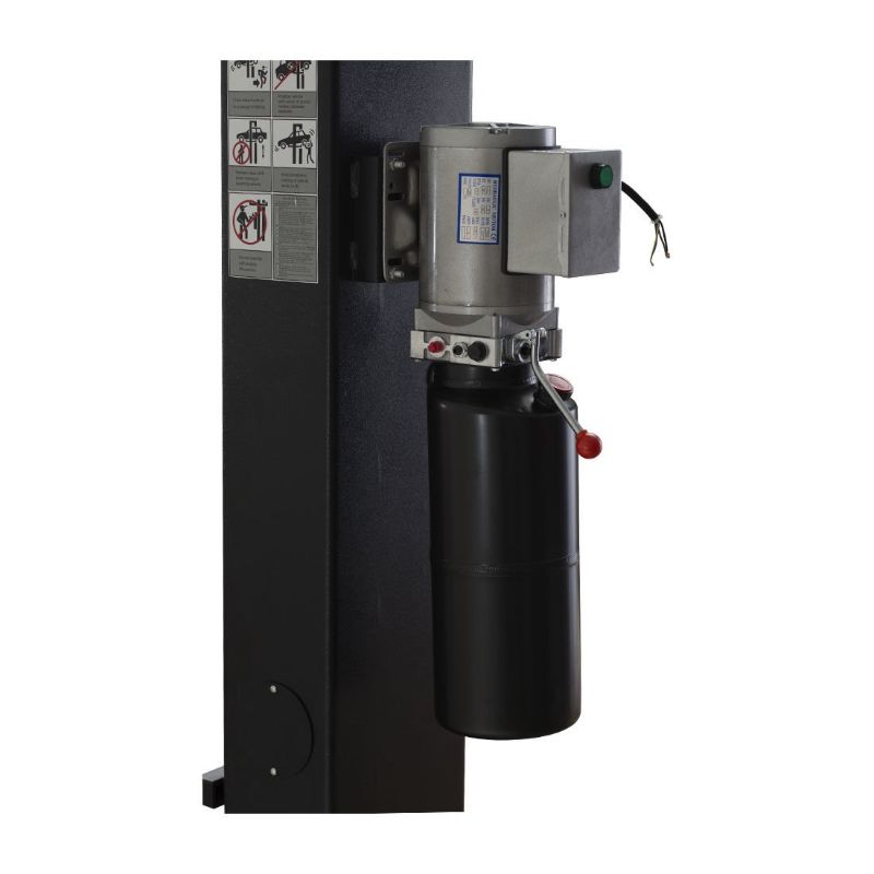 KÉTOSZLOPOS - CSÁPOS EMELŐ MANUÁLIS ZÁRKIOLDÓVAL 4 T 380 V + INGYEN OLAJ