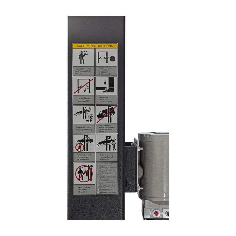 KÉTOSZLOPOS - CSÁPOS EMELŐ MANUÁLIS ZÁRKIOLDÓVAL 4 T 380 V + INGYEN OLAJ