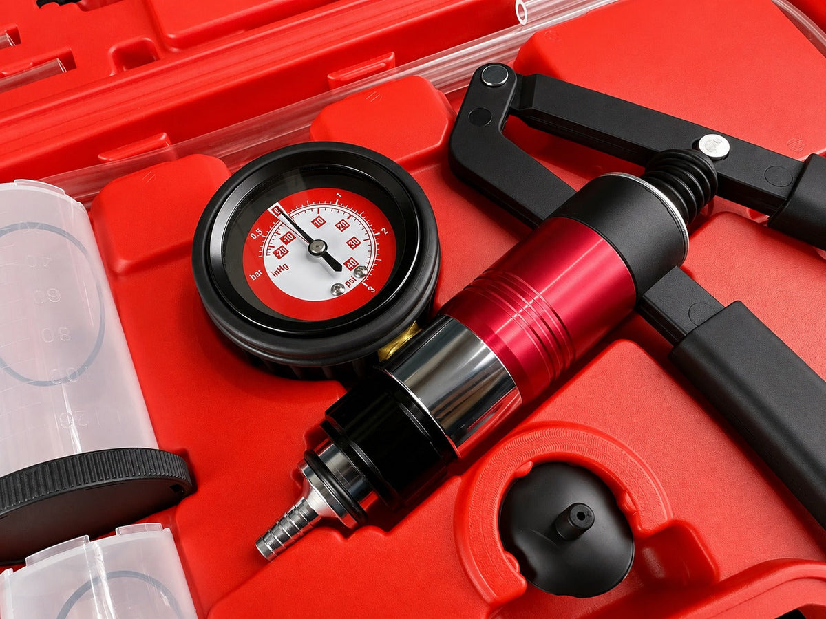 Vákuum / nyomásmérő pumpa készlet GEBO TOOLS