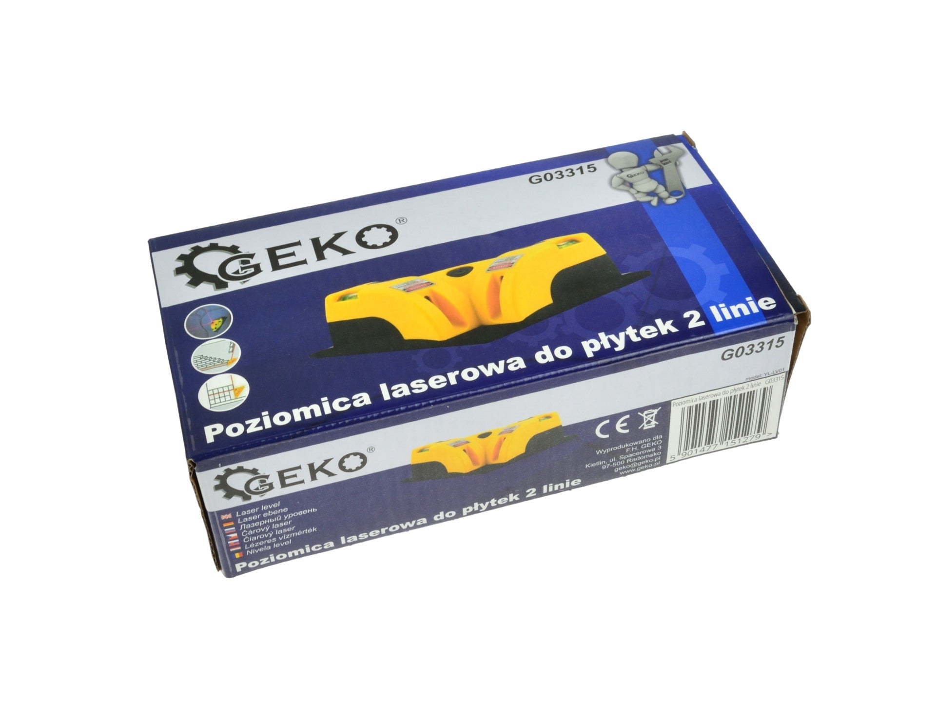 LÉZERES DERÉKSZÖG - SZINTEZŐ DERÉKSZÖG 90°