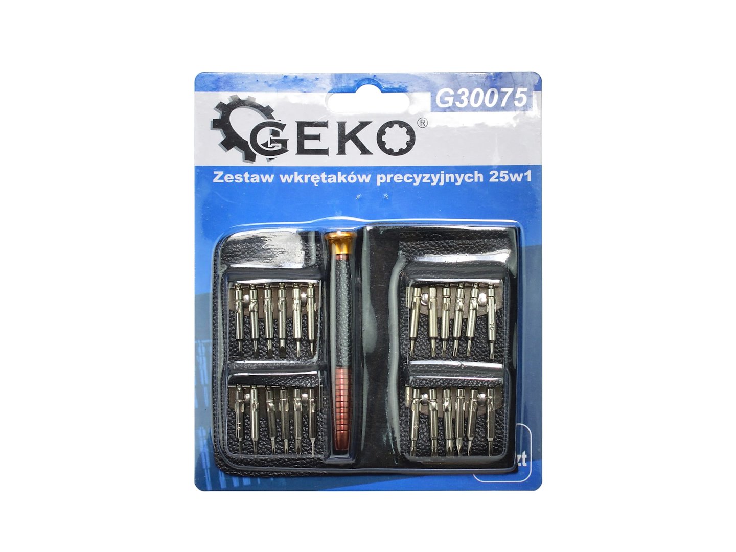 Precision csavarhúzó készlet bitekkel GEKO 25 db