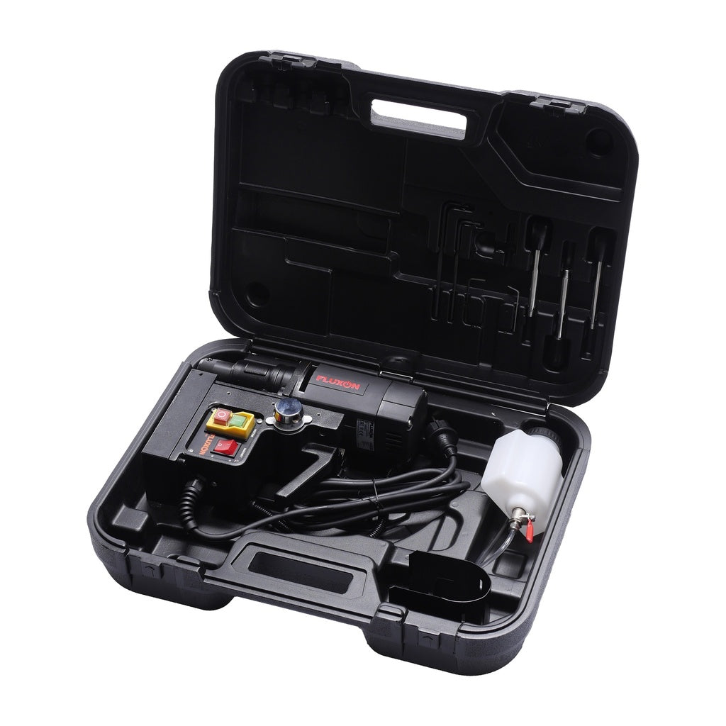 FÚRÓGÉP MÁGNESES TALPPAL 35MM 850W 230V FLUXON