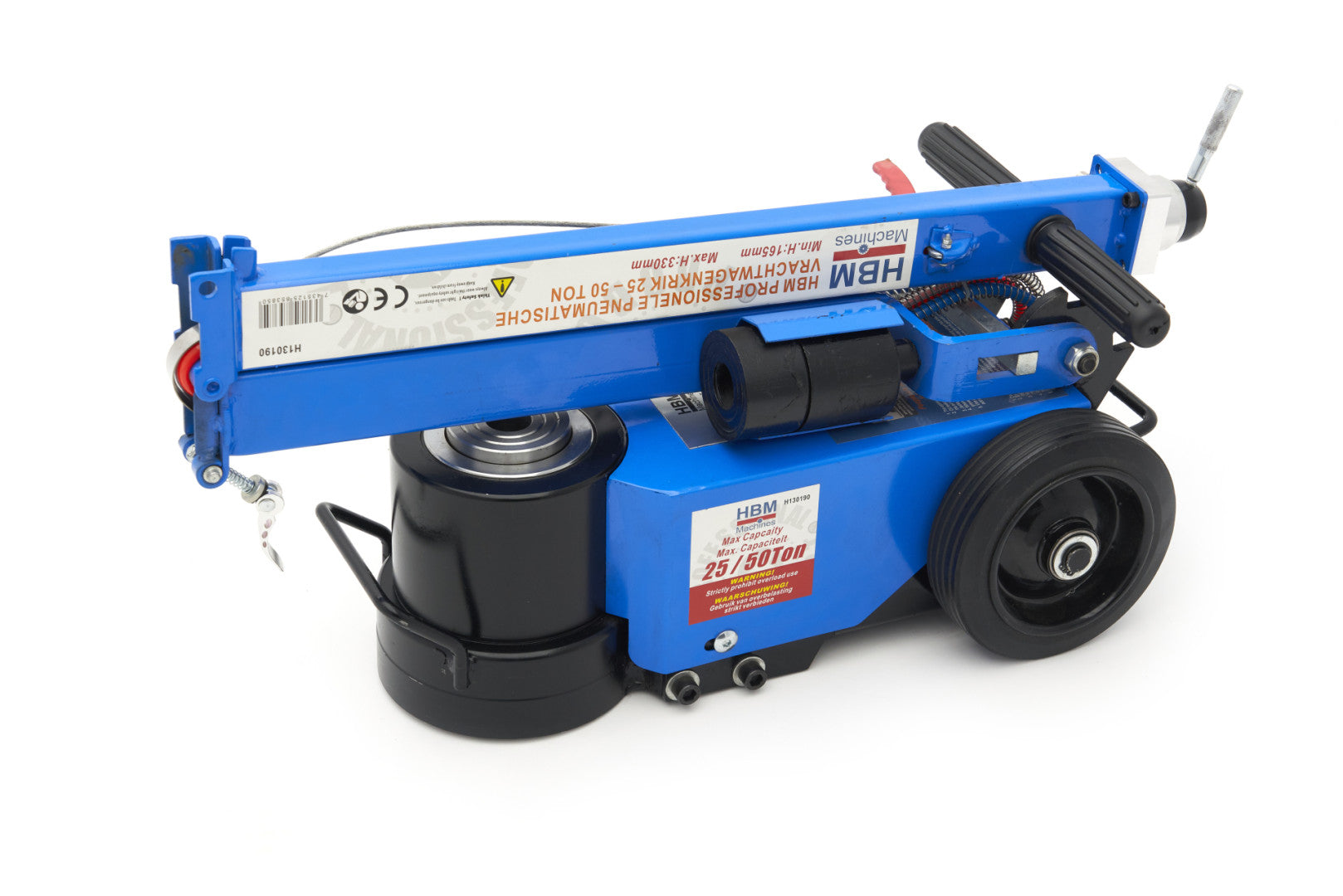 Professzionális hidro-pneumatikus emelő 25-50T HBM MACHINES hollandia