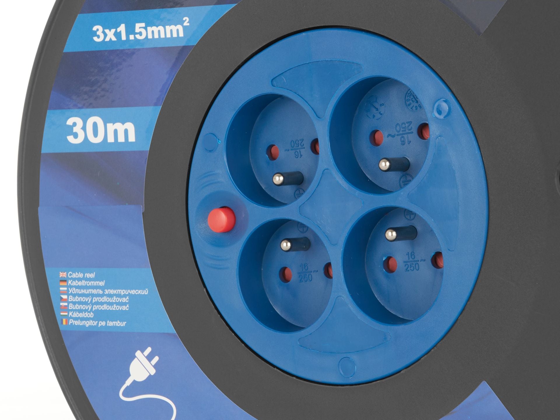 ELEKTROMOS HOSSZABBÍTÓ - ELOSZTÓ DOB 3X1,5MM 30M