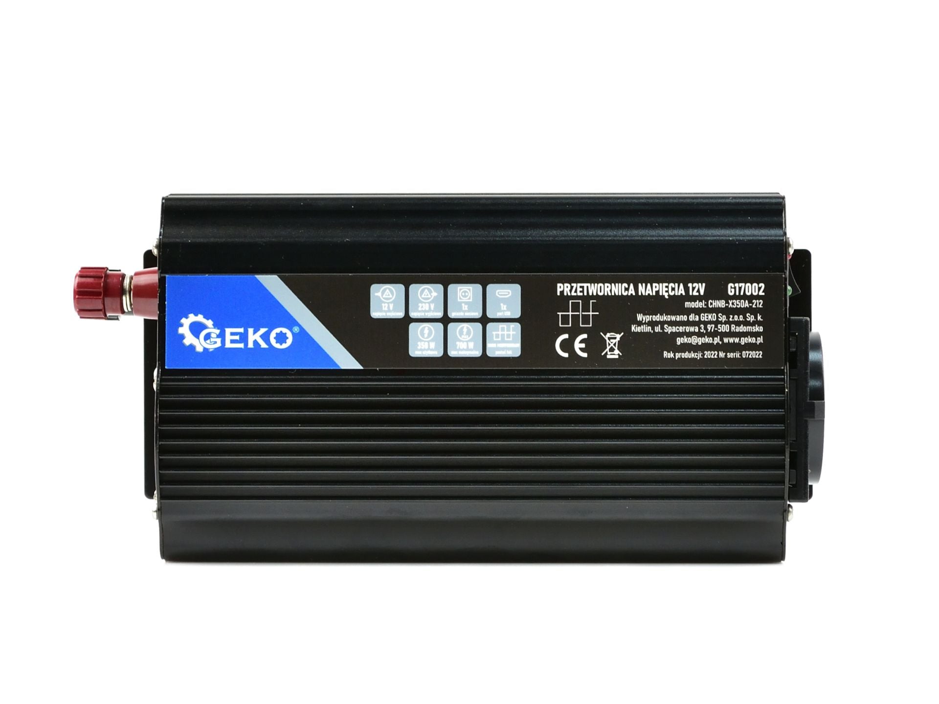 FESZÜLTSÉG ÁTALAKÍTÓ - INVERTER 12 - 220 V 350/700 W