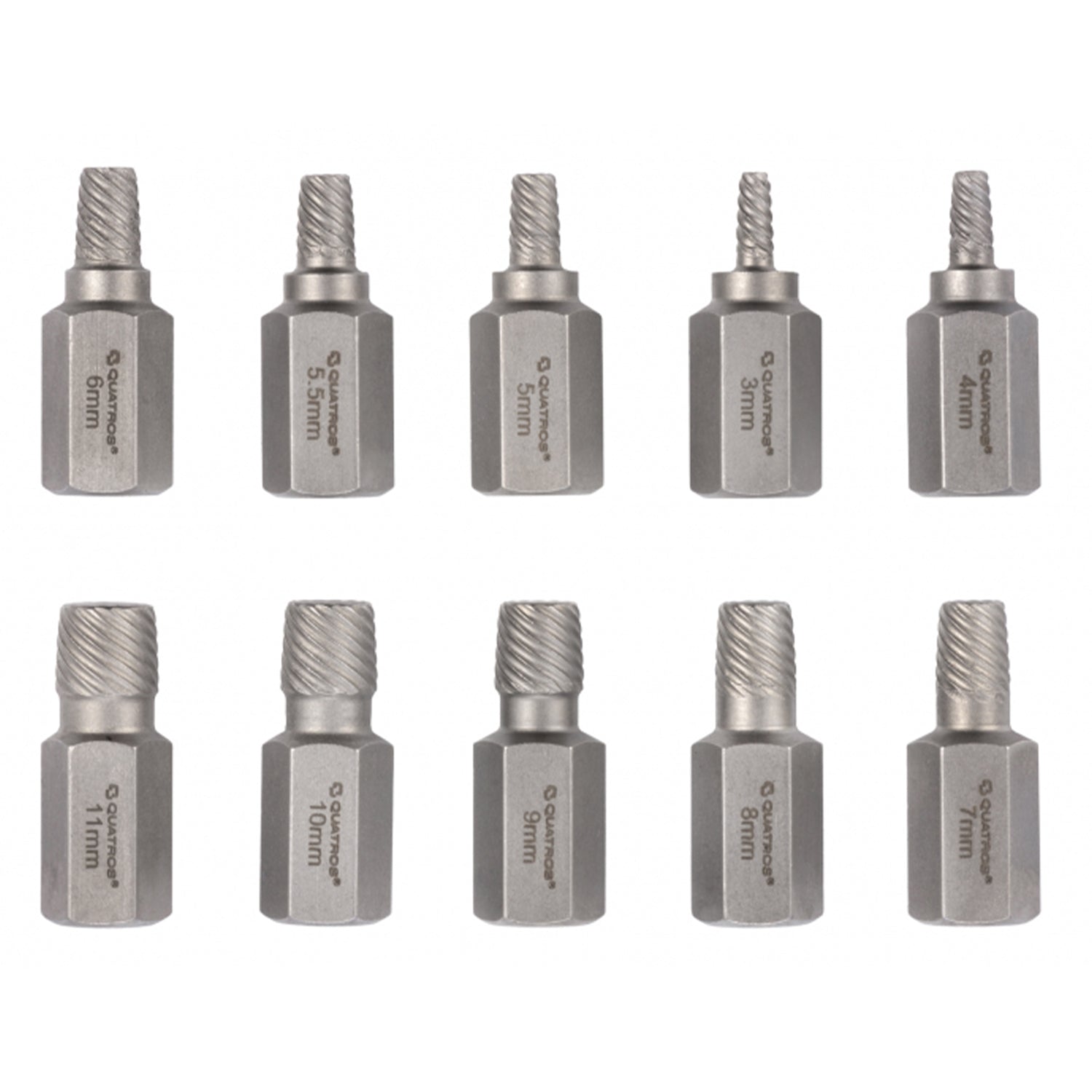 SÉRÜLT CSAVAR ELTÁVOLÍTÓ KÉSZLET 10 DB QUATROS