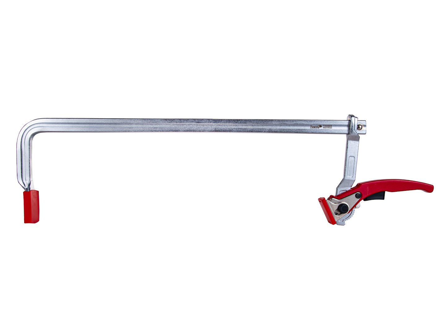 Racsnis gyorsrögzítő asztalos szorító 400x100 mm GEKO