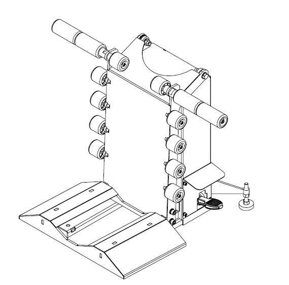 KERÉKEMELŐ KERÉKKIEGYENSÚLYOZÓ ÉS GUMISZERELŐ GÉPHEZ, EMELŐKÉPESSÉG 70 KG