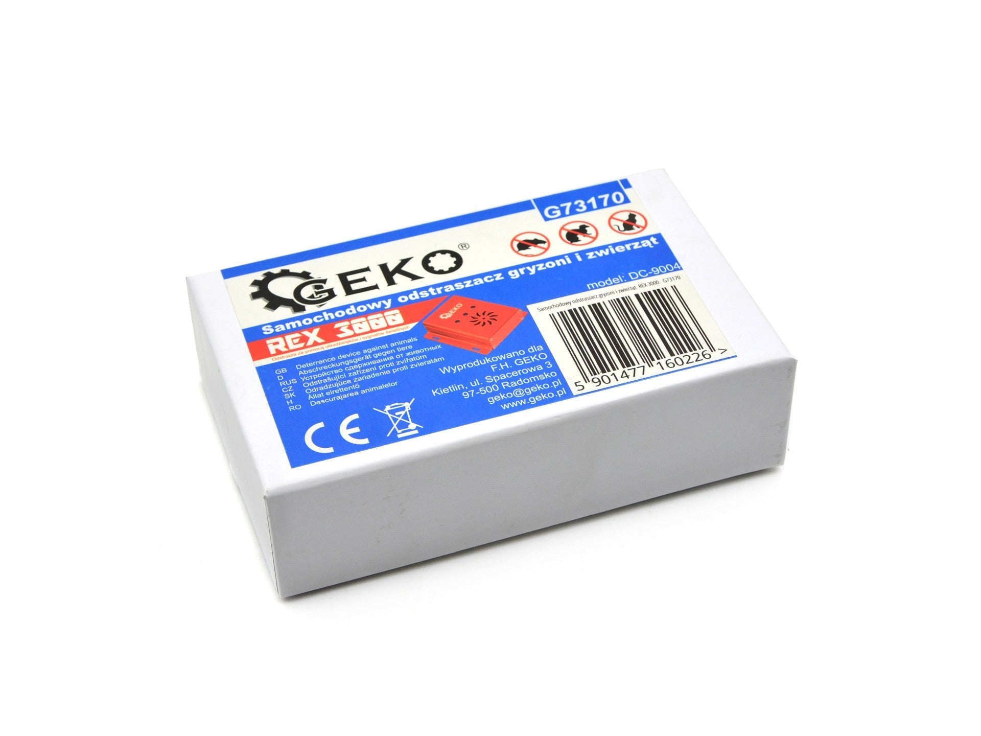 AUTÓ RÁGCSÁLÓ RIASZTÓ REX 3000