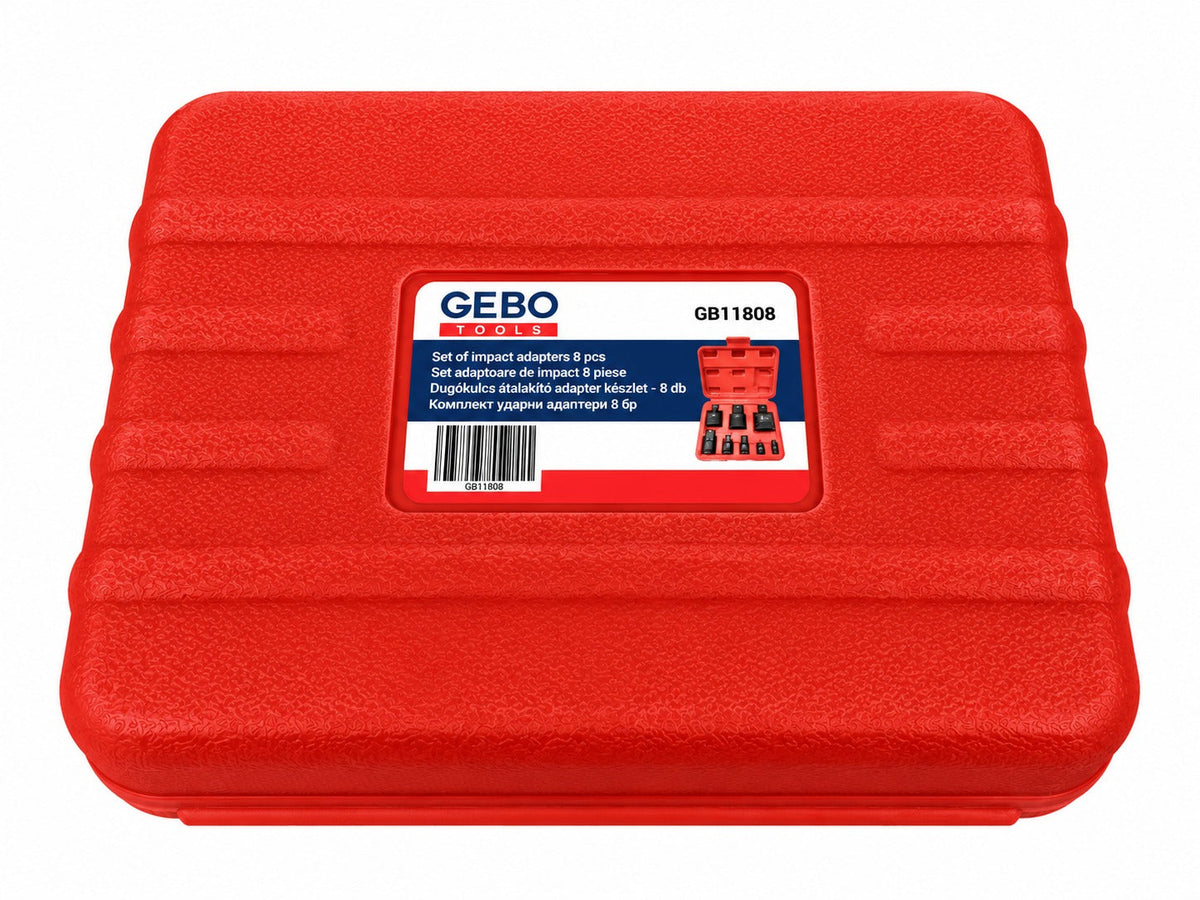 Dugókulcs átalakító adapter készlet - 8 db GEBO TOOLS