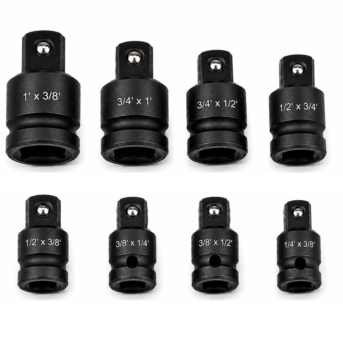 Dugókulcs átalakító adapter készlet - 8 db GEBO TOOLS