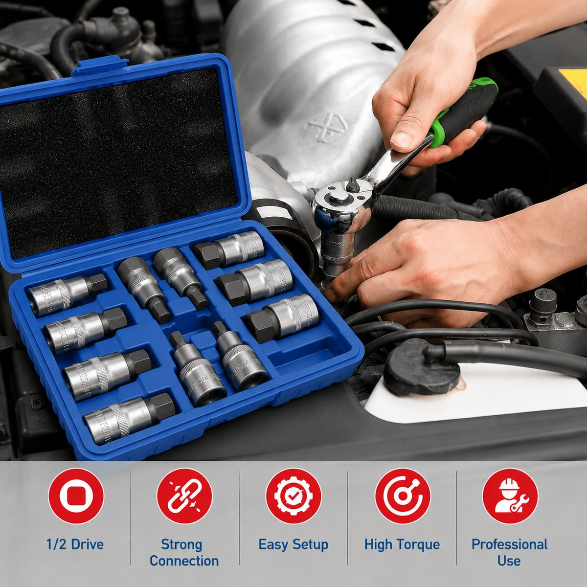 Imbusz bit készlet t5 - t22 GEBO TOOLS