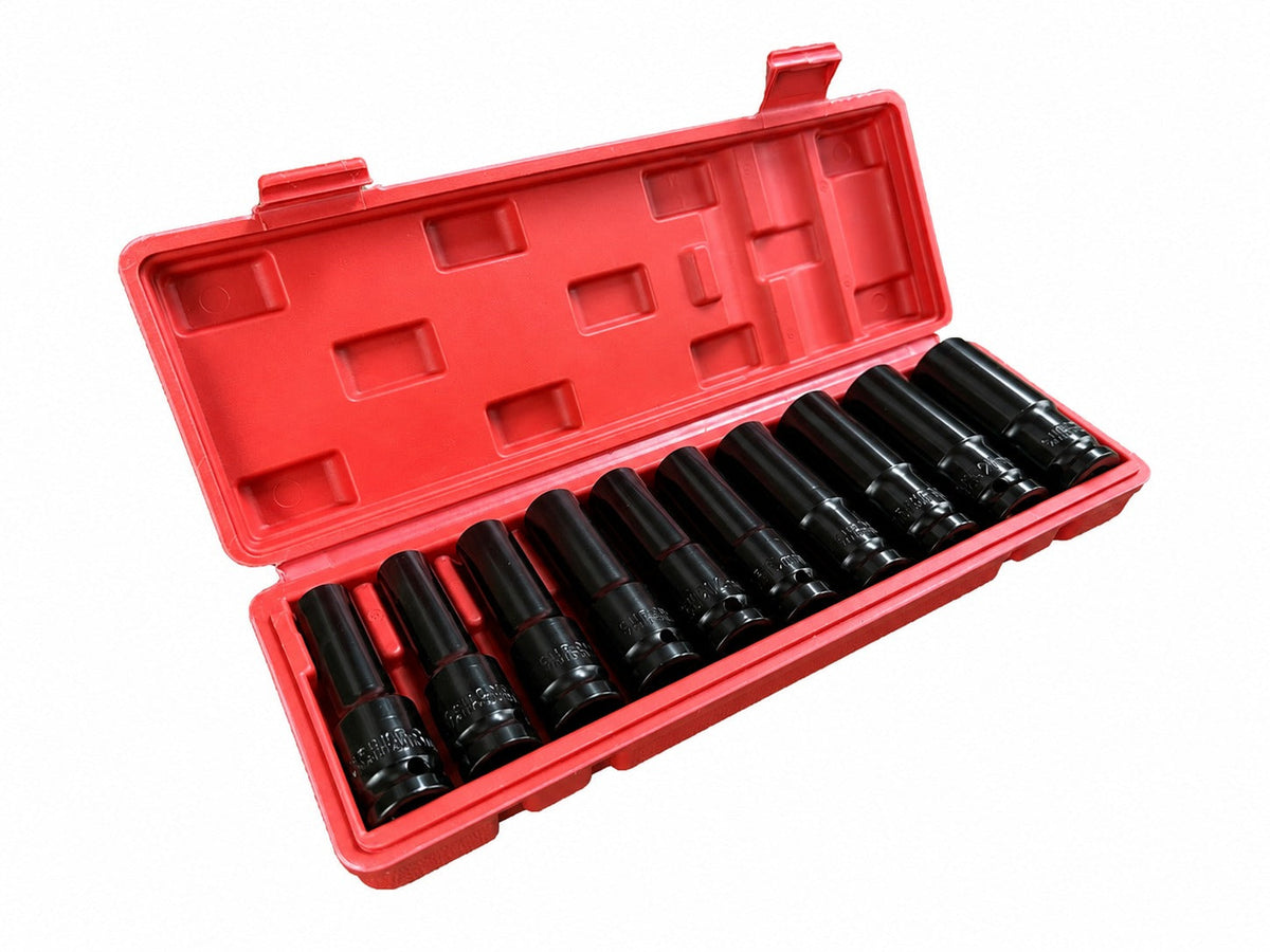 Dugókulcs készlet 1/2 hosszú 8-24 mm 10 db GEBO TOOLS