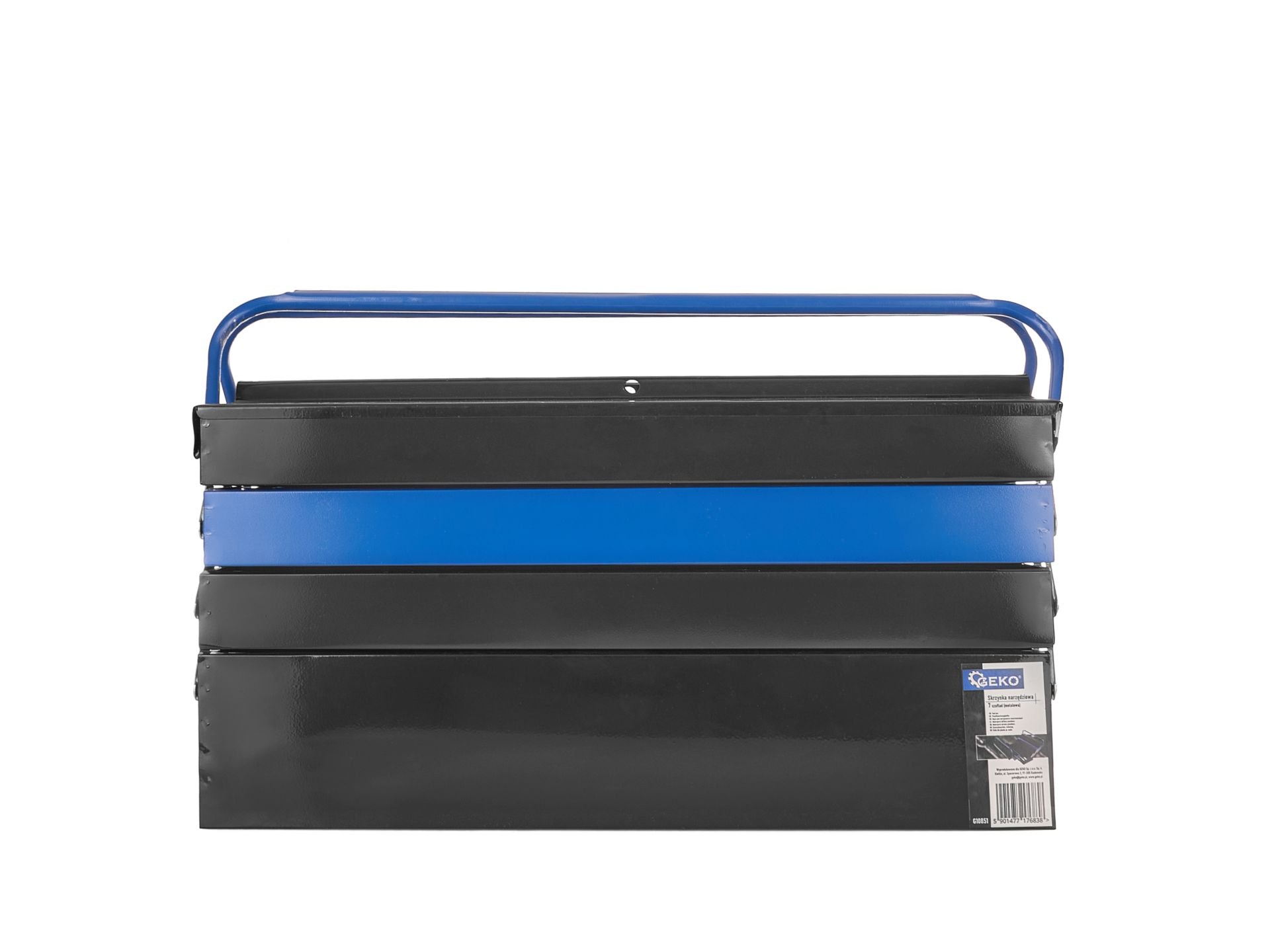 FÉM SZERSZÁMOSLÁDA 7 TÁROLÓVAL GEKO