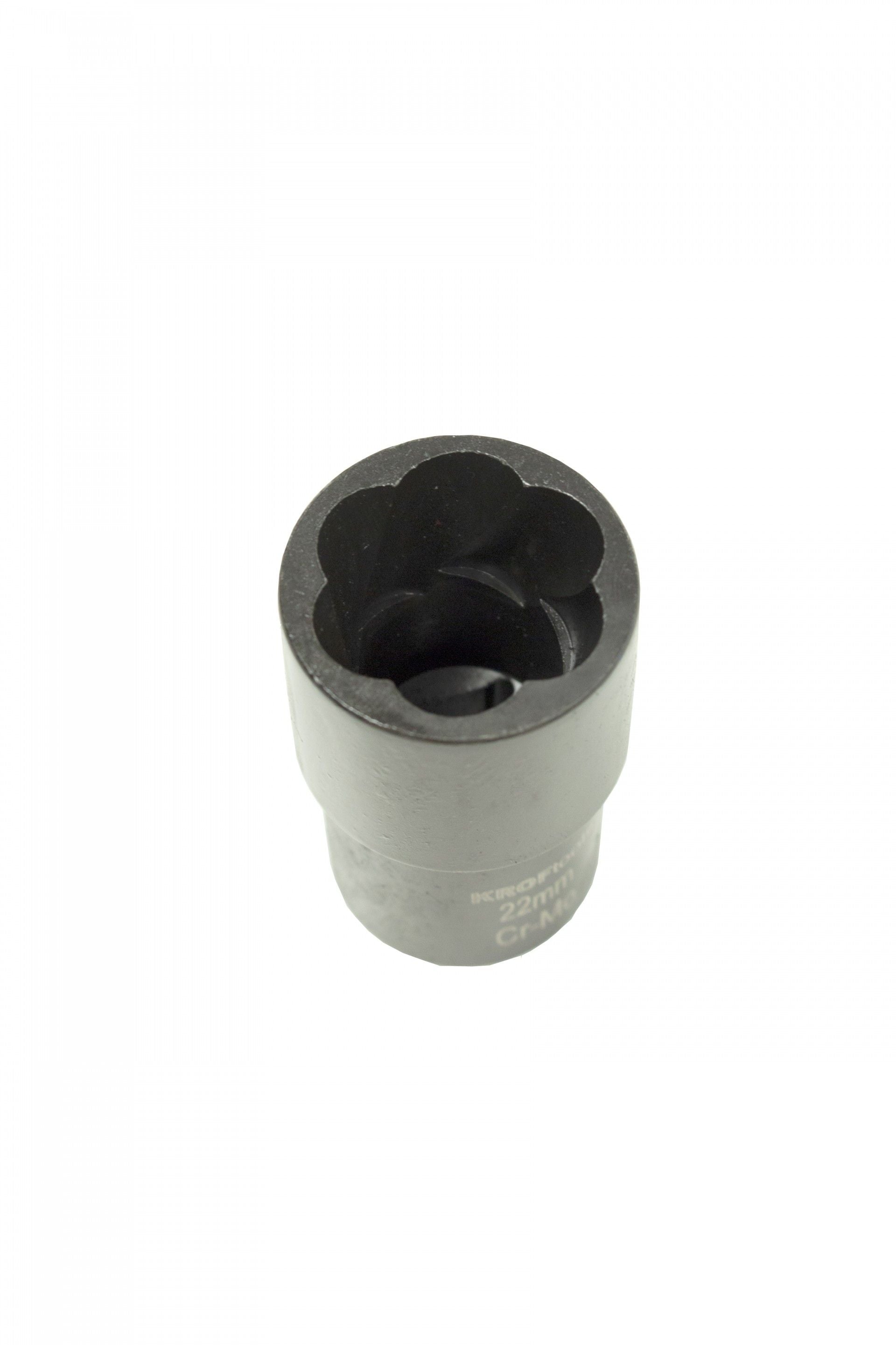 Sérült csavar eltávolító dugókulcs készlet 1/2" 5db 17-22mm KROFTOOLS