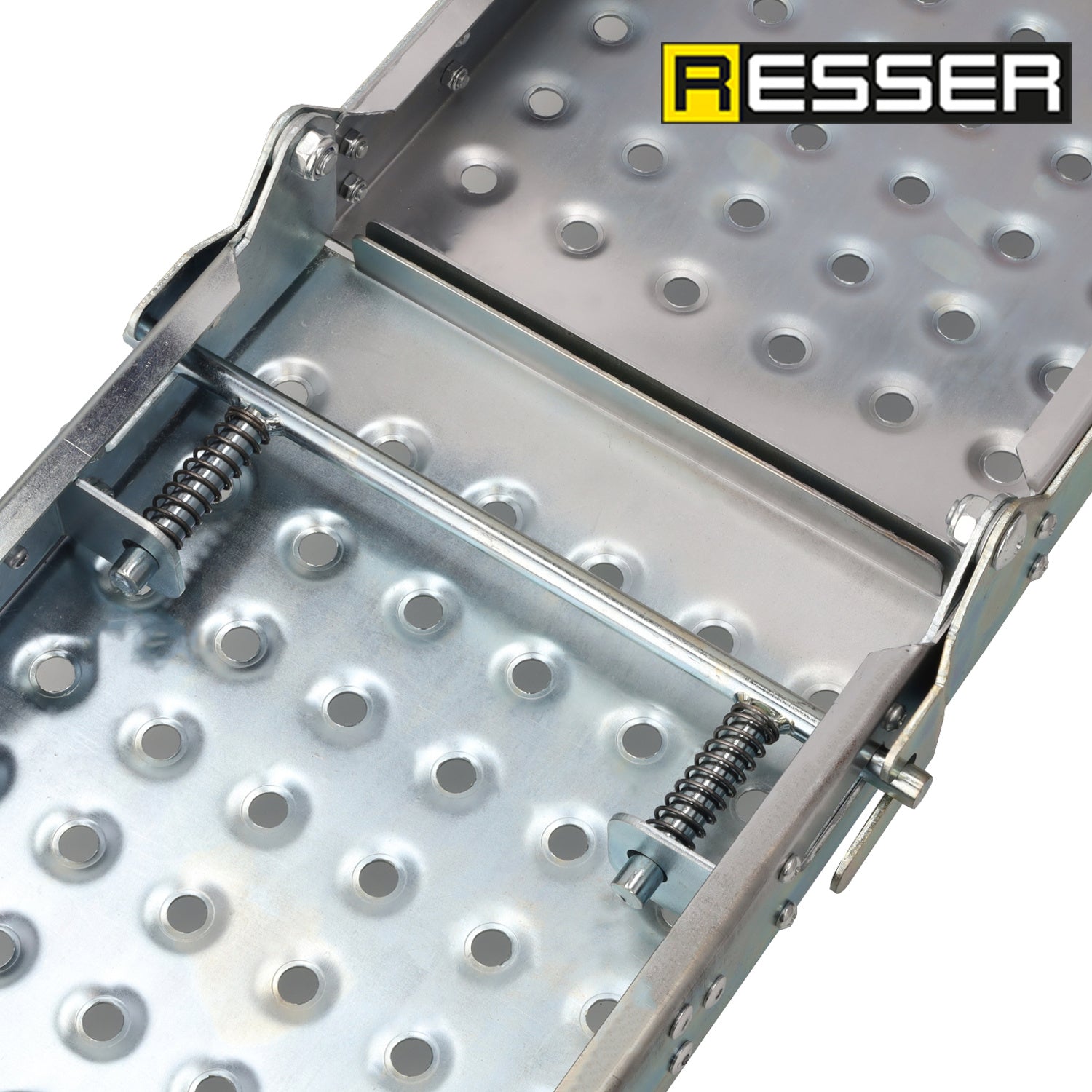 Összecsukható alumínium rámpa készlet 180 cm 400 kg 2 db RESSER