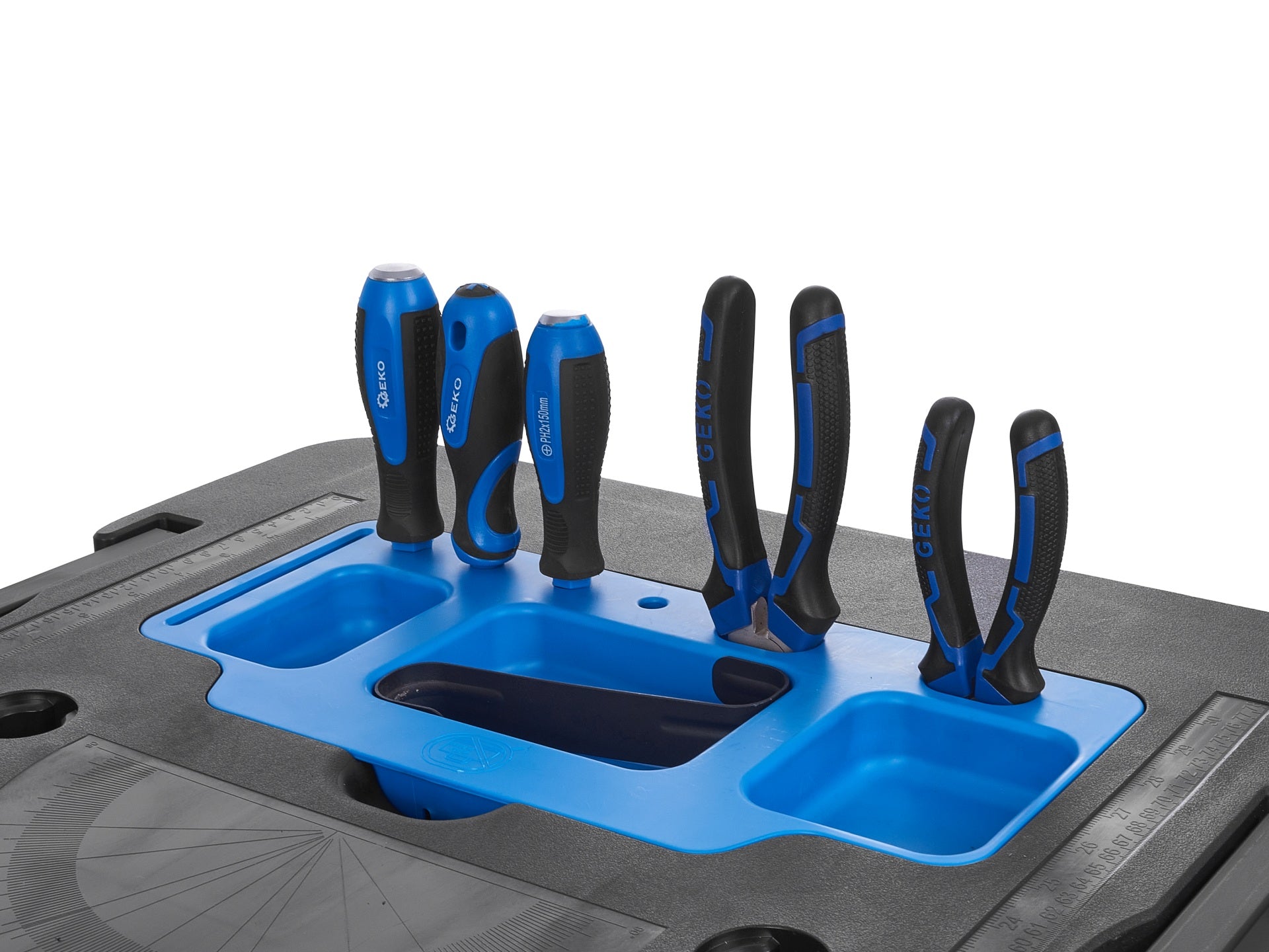 7 AZ 1-BEN UNIVERZÁLIS ÖSSZECSUKHATÓ MULTIFUNKCIONÁLIS MUNKAPAD GEKO