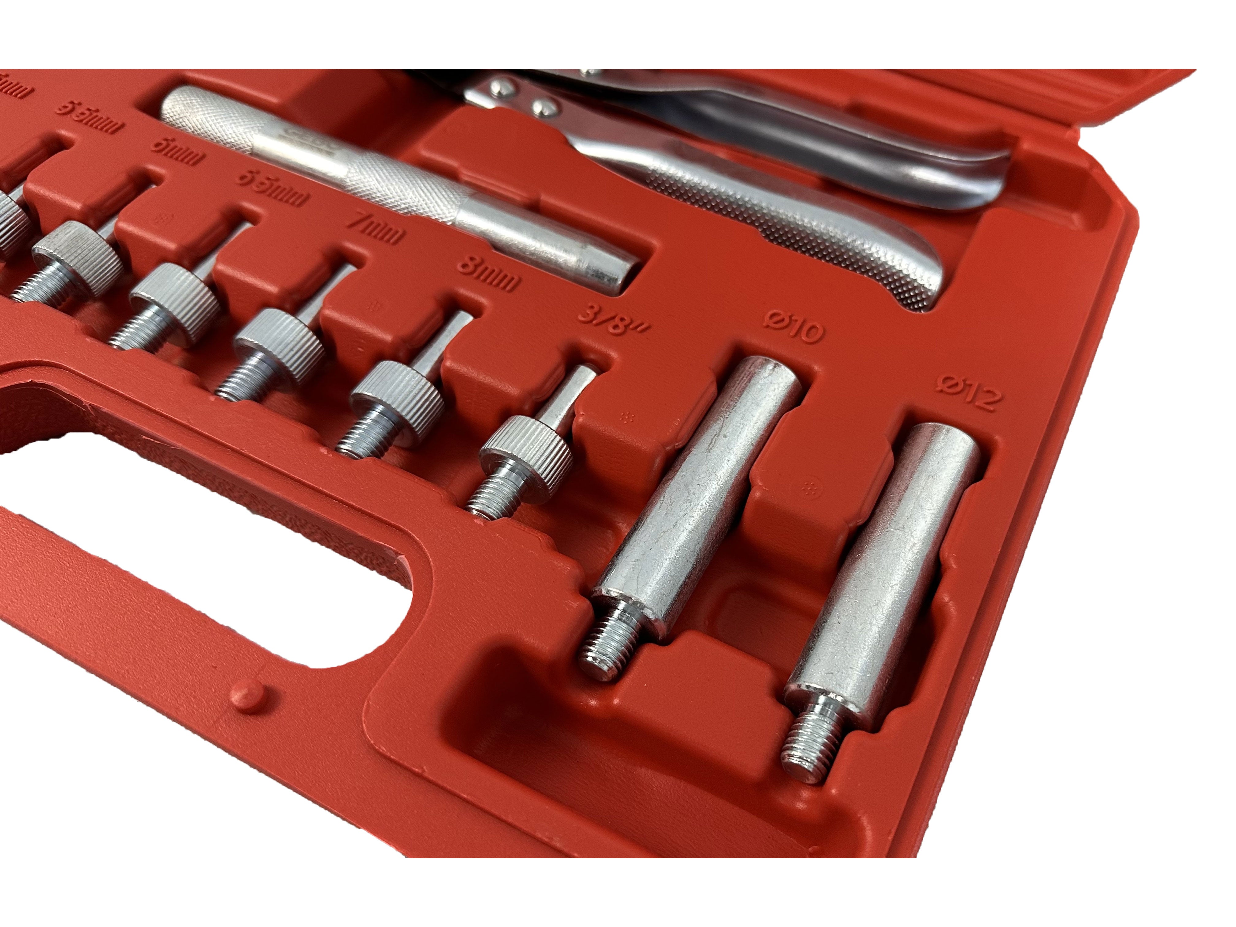 Szelepszárszimering szerelő fogó és adapter készlet 11 db GEBO TOOLS