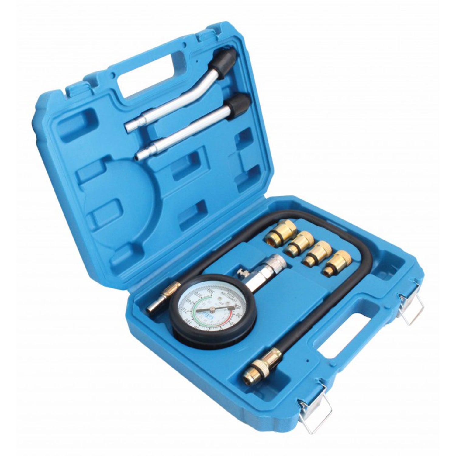 ÜZEMANYAG NYOMÁSMÉRŐ KÉSZLET BENZIN MOTOROKHOZ 8 DB