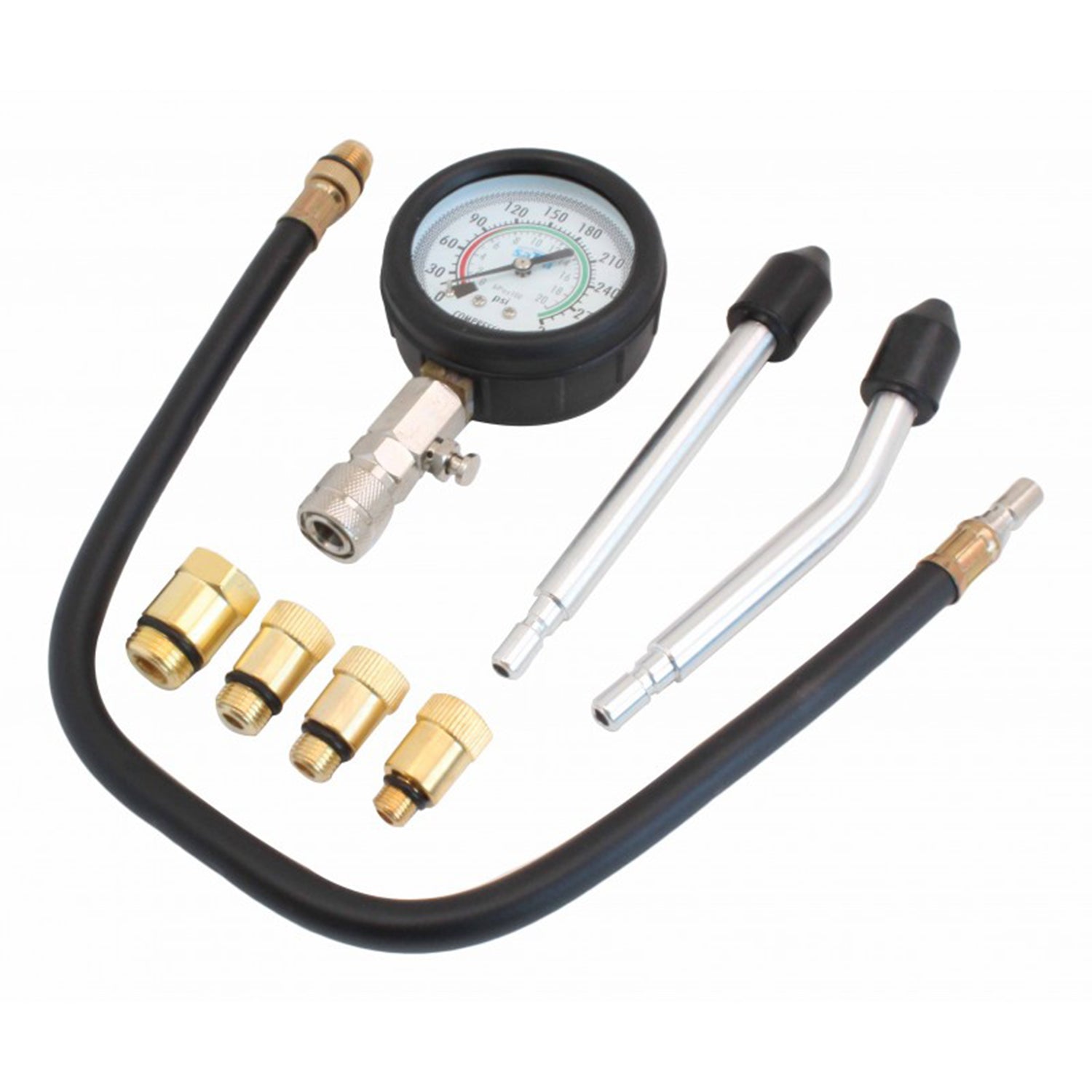 ÜZEMANYAG NYOMÁSMÉRŐ KÉSZLET BENZIN MOTOROKHOZ 8 DB