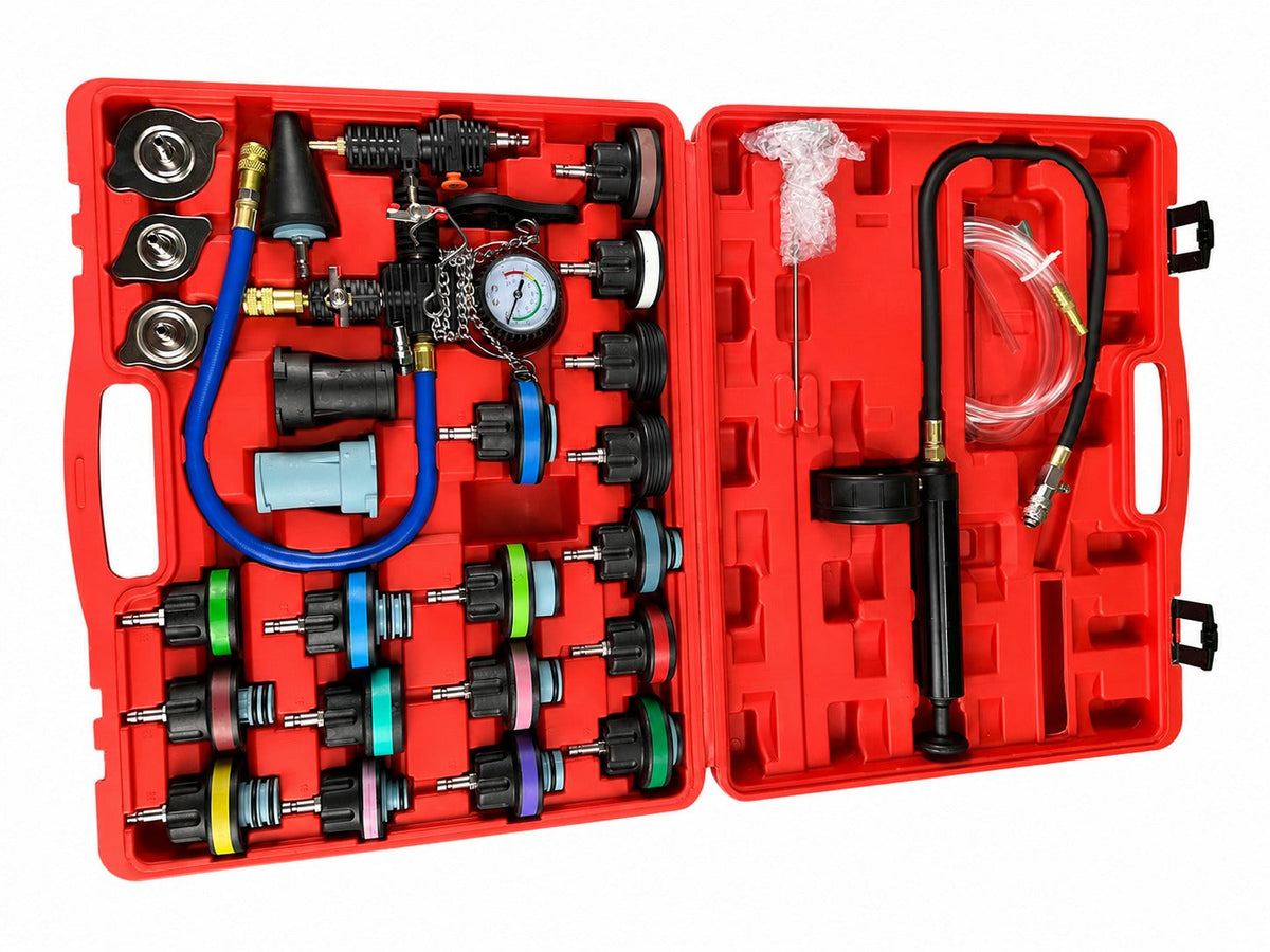 Hűtőrendszer ellenőrző tesztelő 28 darab GEBO TOOLS