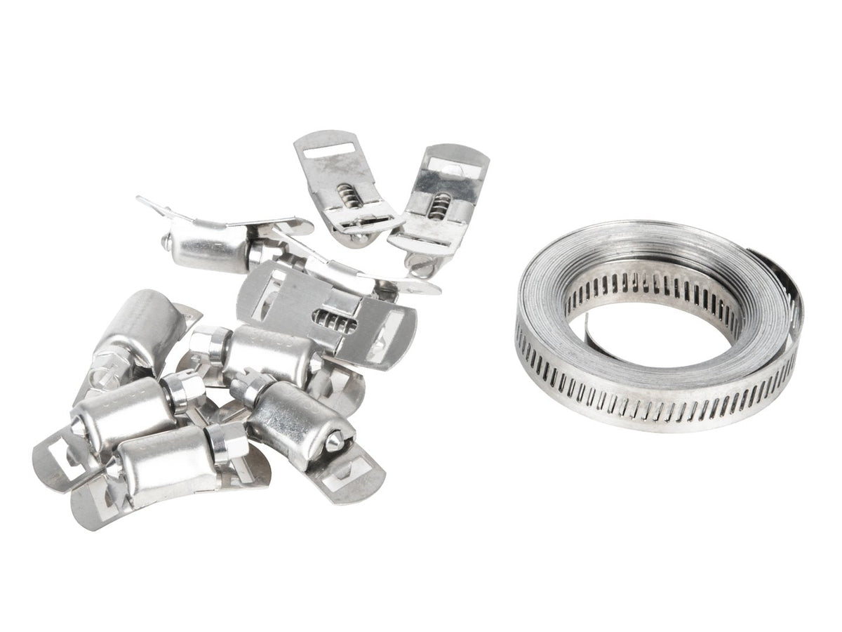 Tömlőbilincs készlet féMSzalagos 12,7 mm × 3 m 10 db GEKO