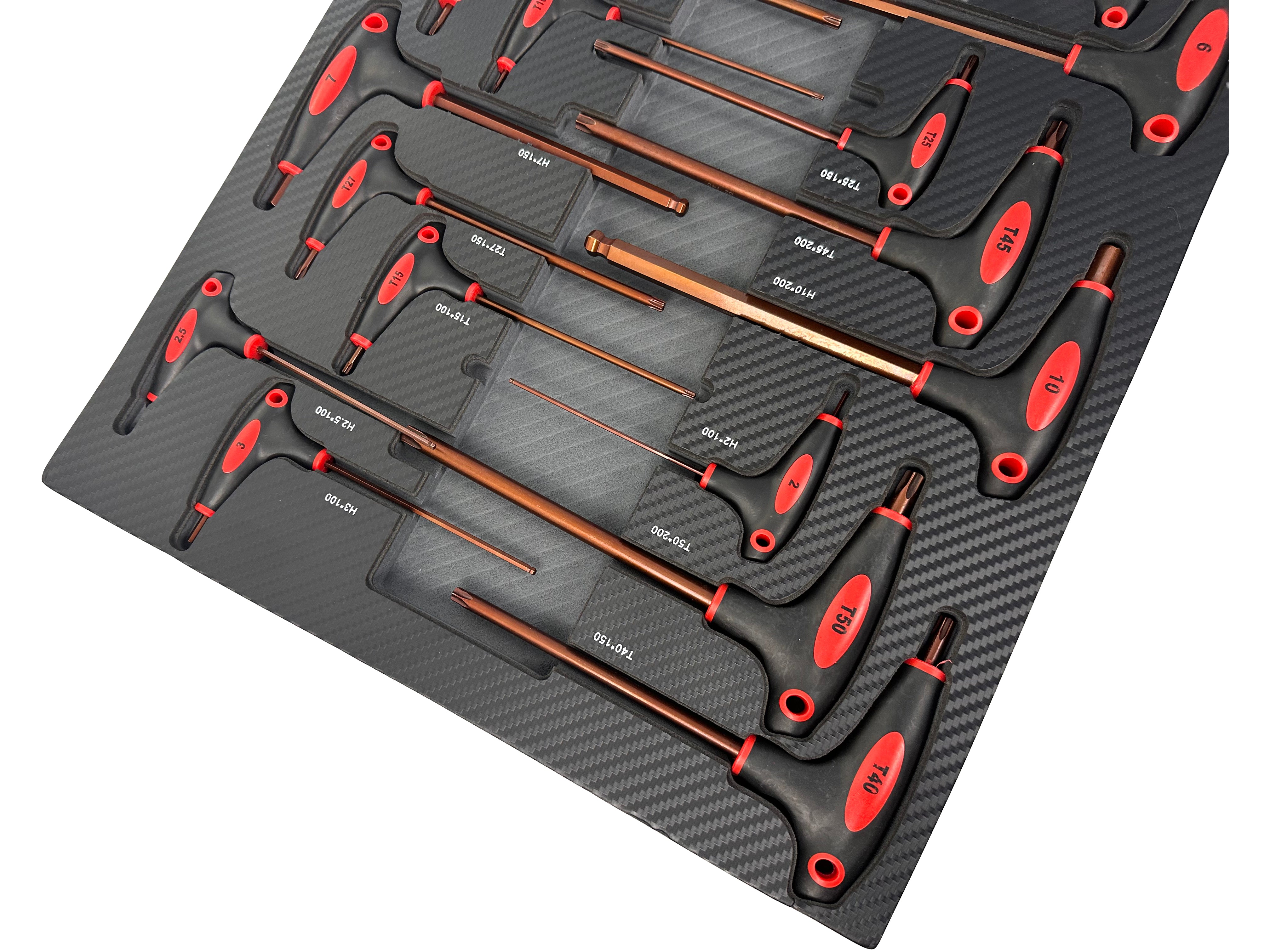 Torx imbus szekrény modul t fogantyúval 18 db GEBO TOOLS