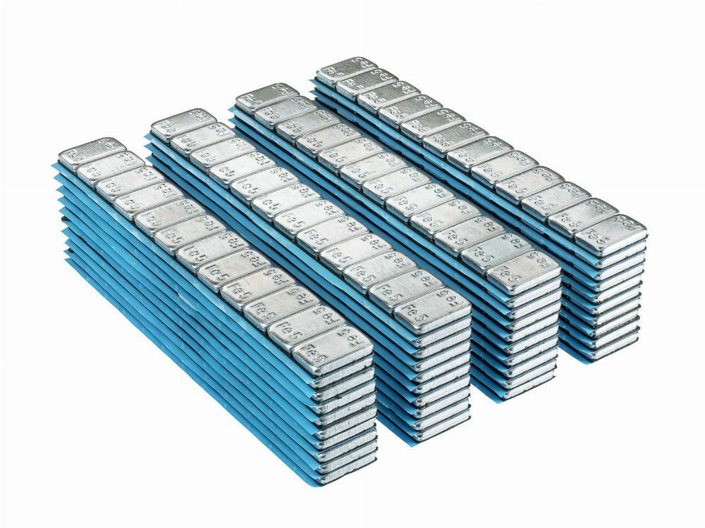 ÖNTAPADÓ CENTÍROZÓ KERÉKSÚLY KÉSZLET GUMIABRONCSOKHOZ 5 G 100 SÁV 12 DB/SÁV