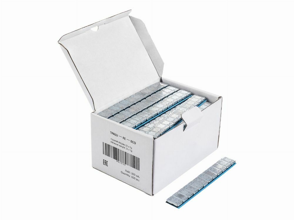 ÖNTAPADÓ CENTÍROZÓ KERÉKSÚLY KÉSZLET GUMIABRONCSOKHOZ 5 G 100 SÁV 12 DB/SÁV