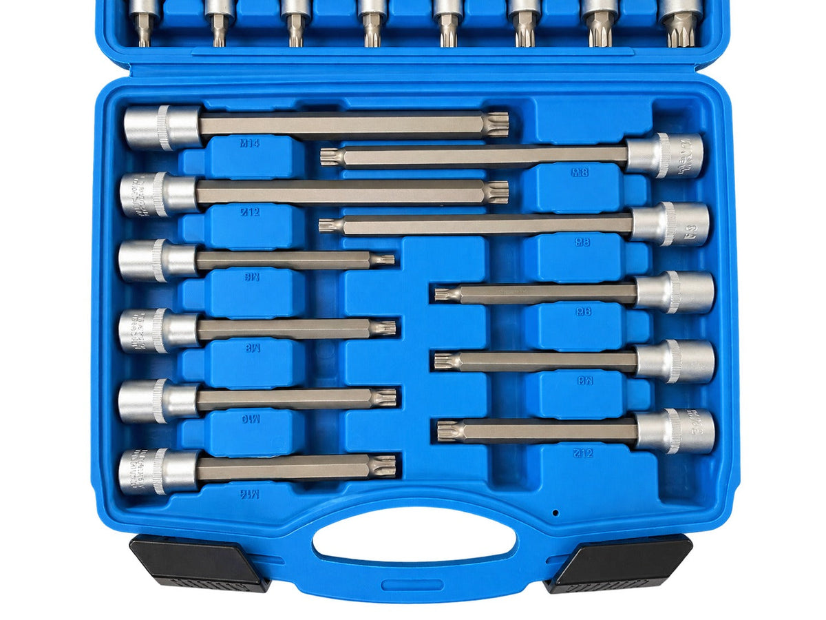Bit készlet XZN m spline 1/2" 26 db