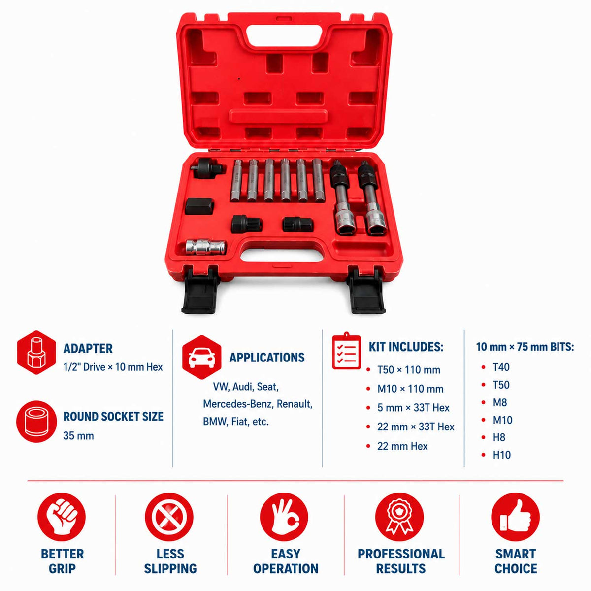 Generátor szerelő készlet - 13 db GEBO TOOLS