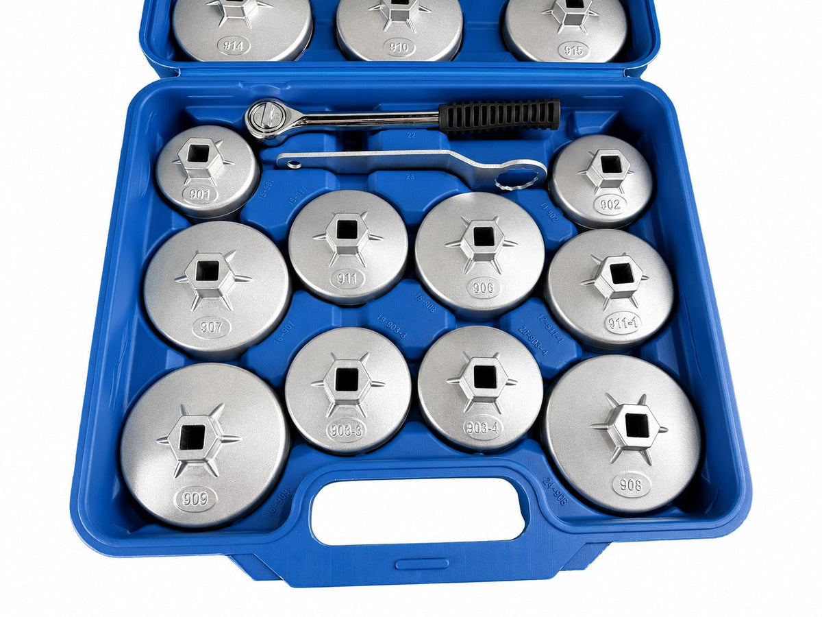 Alumínium olajszűrő kulcs készlet - 23 db GEBO TOOLS