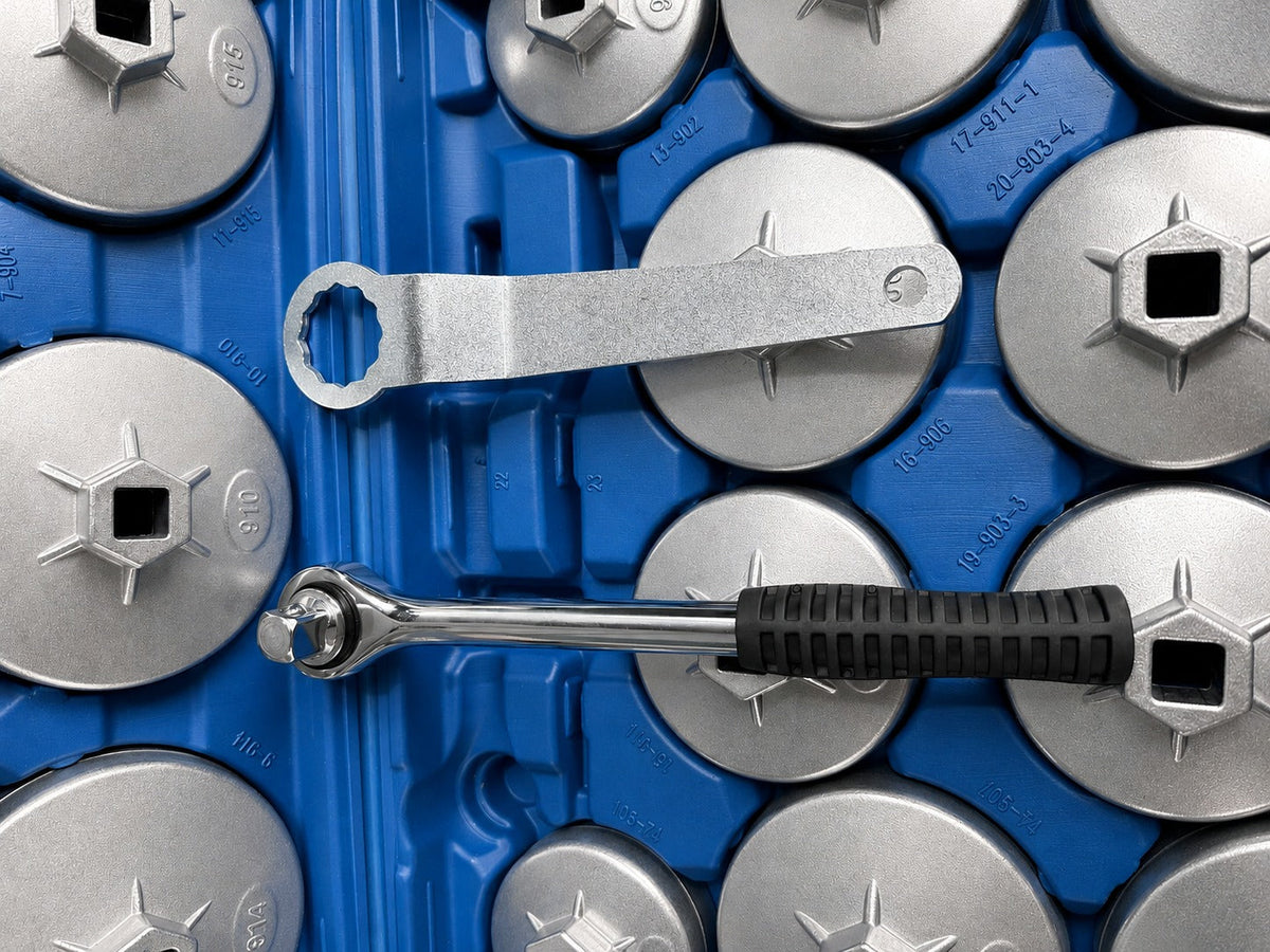 Alumínium olajszűrő kulcs készlet - 23 db GEBO TOOLS