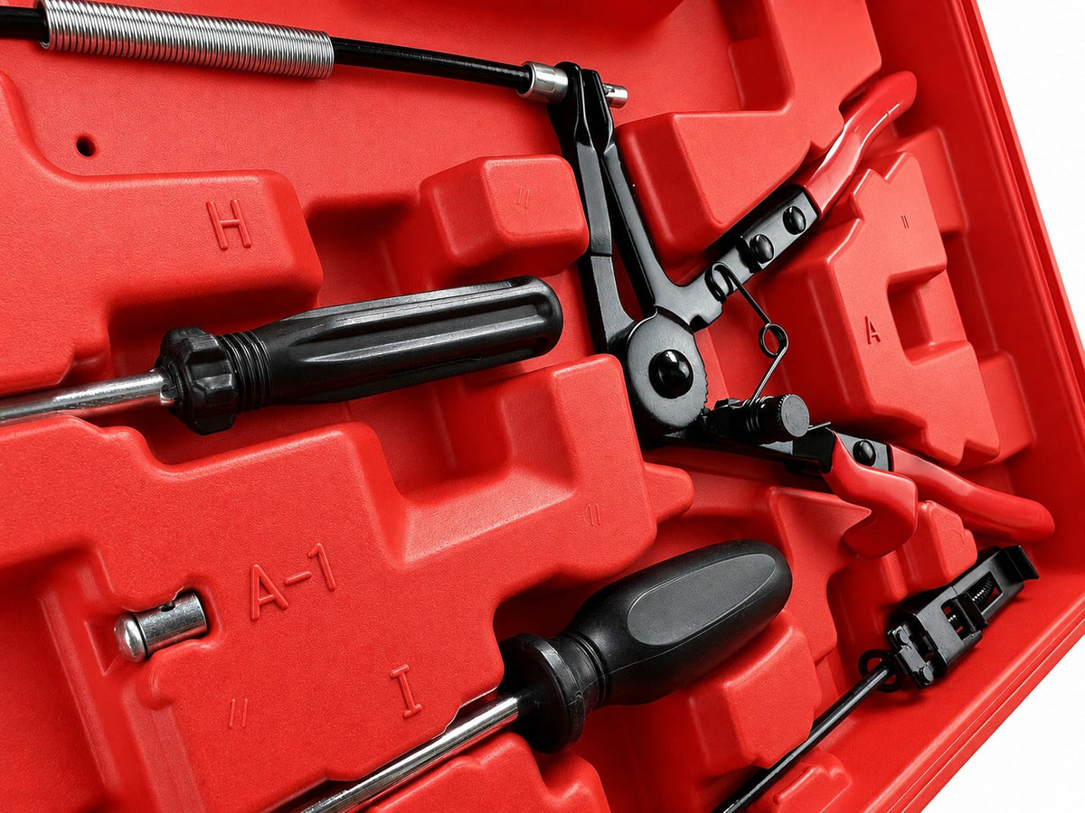Vízcső bilincsfogó készlet 9 db GEBO TOOLS