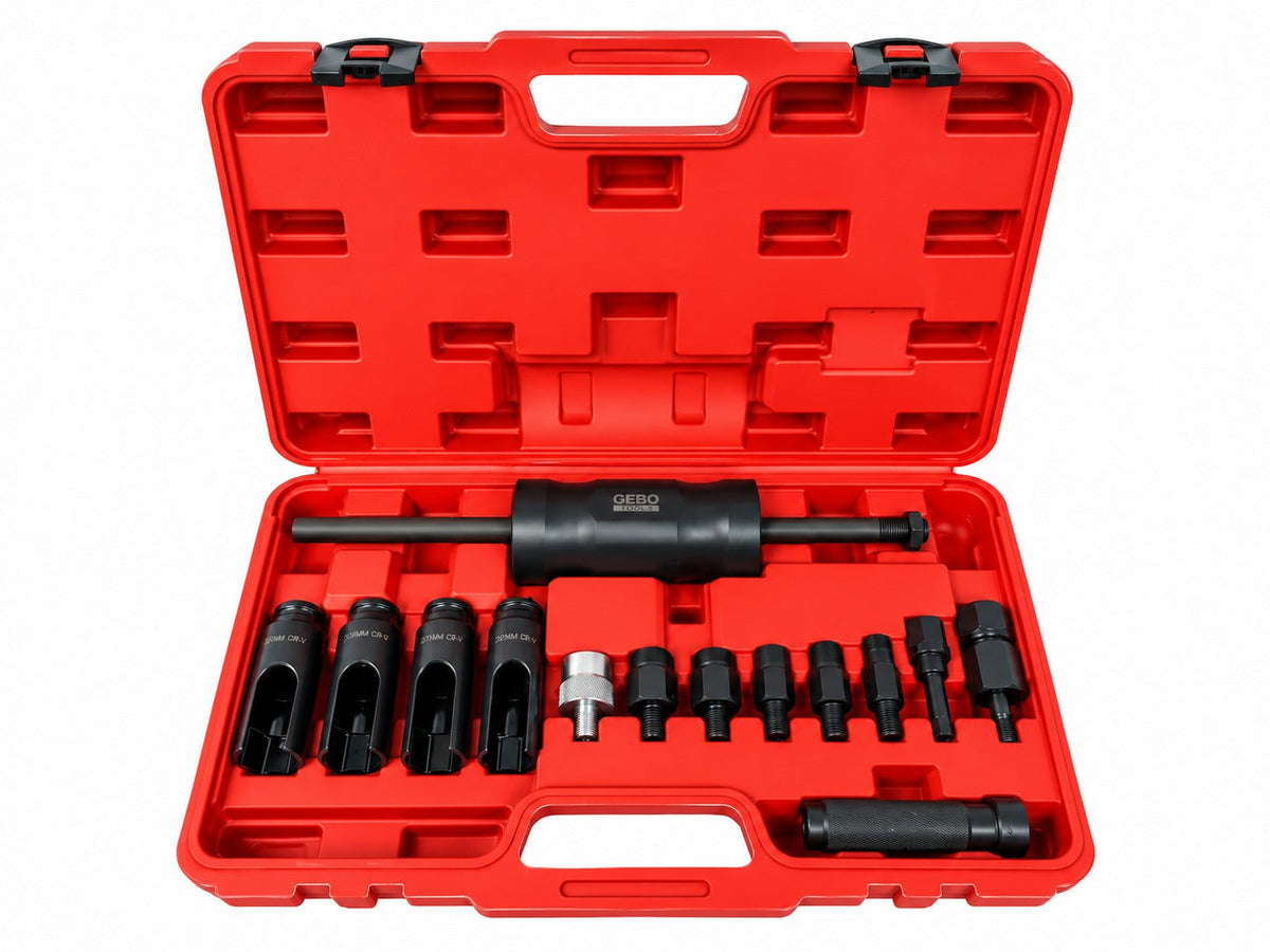 Injektor - porlasztó kihúzó készlet diesel 14 db GEBO TOOLS