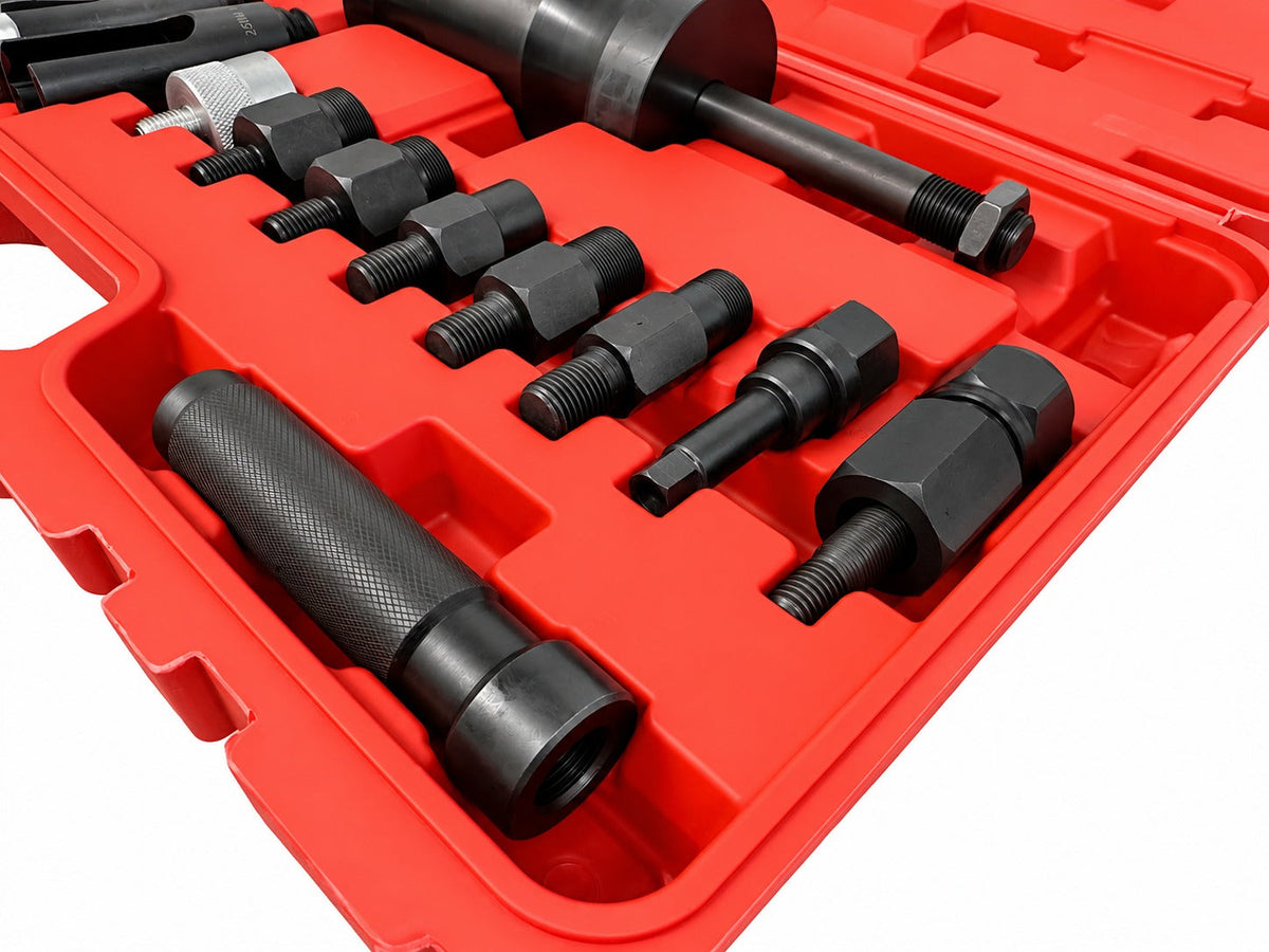 Injektor - porlasztó kihúzó készlet diesel 14 db GEBO TOOLS