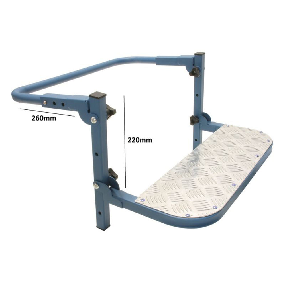 KERÉKRE SZERELHETŐ ALUMÍNIUM LÉPCSŐ