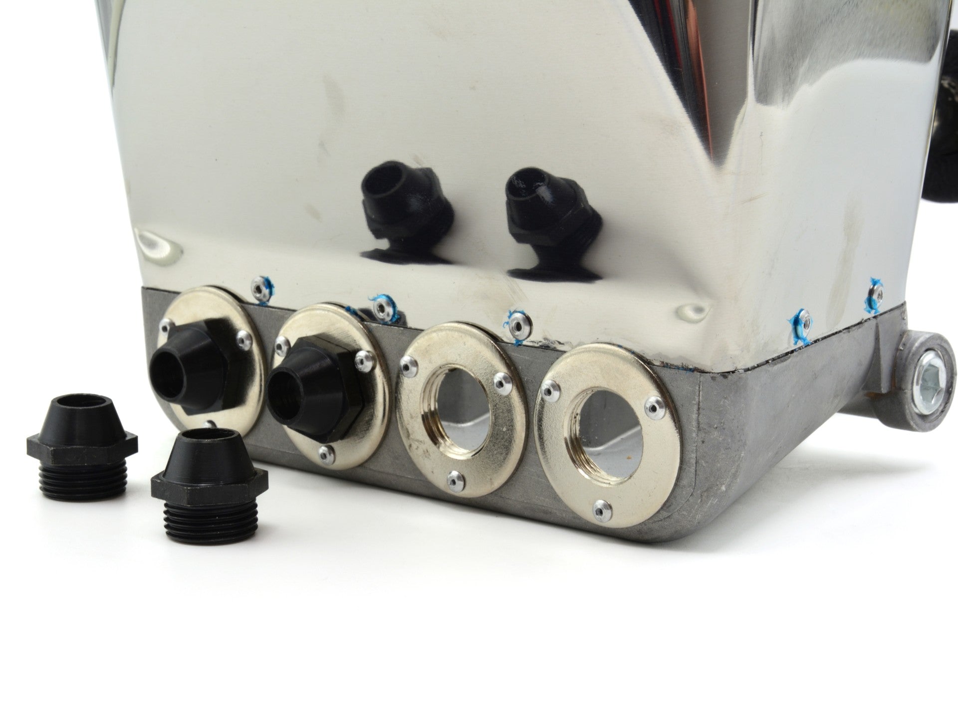 ROZSDAMENTES ACÉL PNEUMATIKUS VAKOLÓGÉP 4 FÚVÓKÁVAL