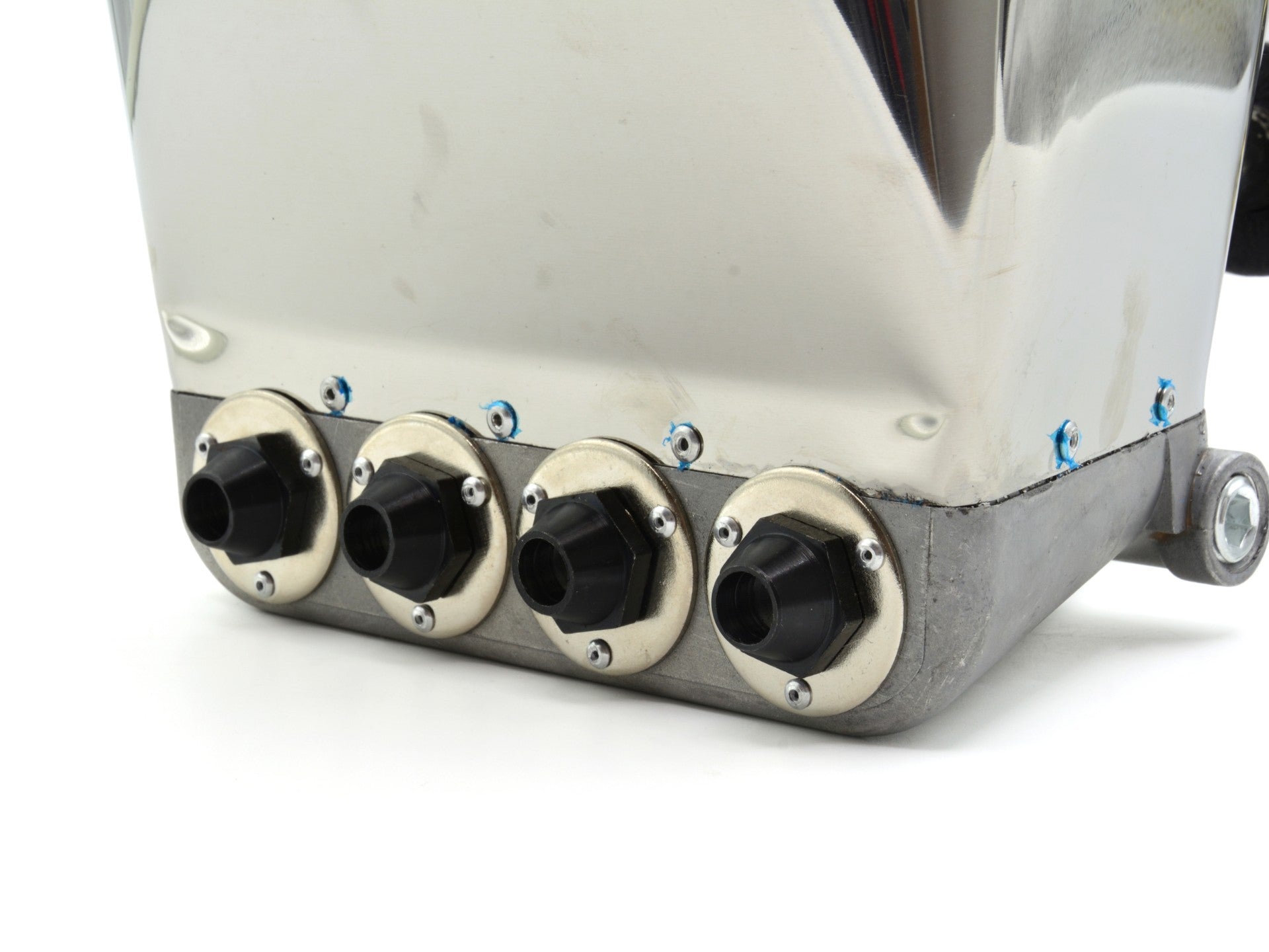 ROZSDAMENTES ACÉL PNEUMATIKUS VAKOLÓGÉP 4 FÚVÓKÁVAL