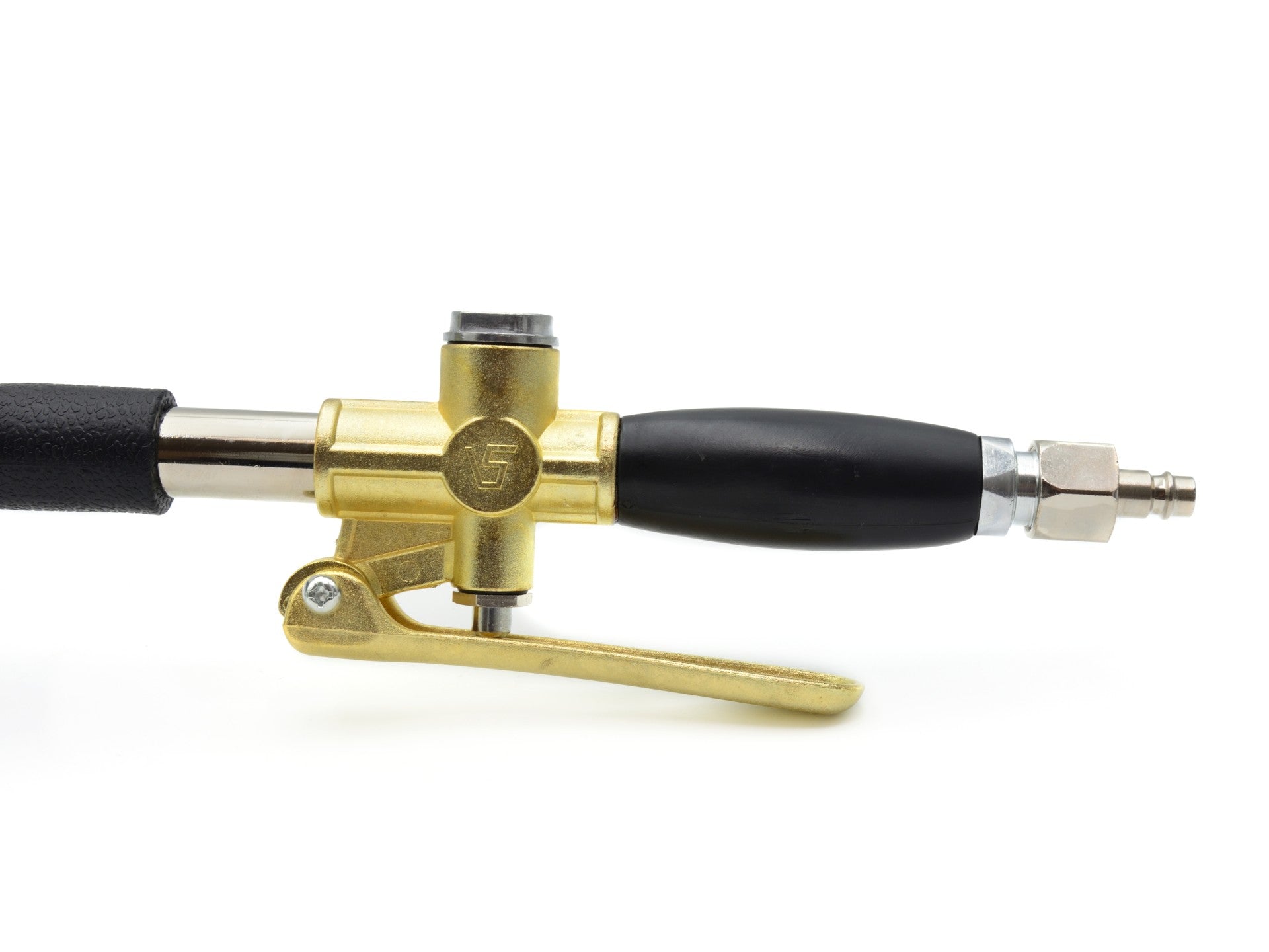 ROZSDAMENTES ACÉL PNEUMATIKUS VAKOLÓGÉP 4 FÚVÓKÁVAL