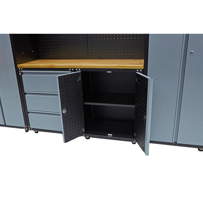 FÉM MŰHELY SZEKRÉNY KÉSZLET 9 DB