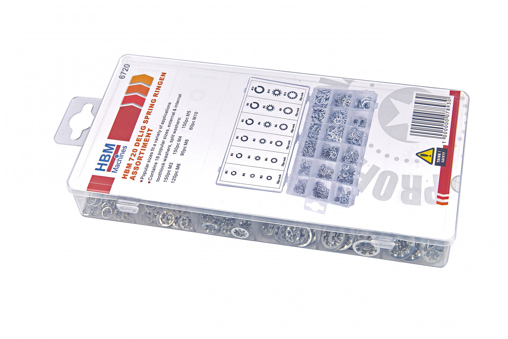 Vegyes alátét készlet 720 darab