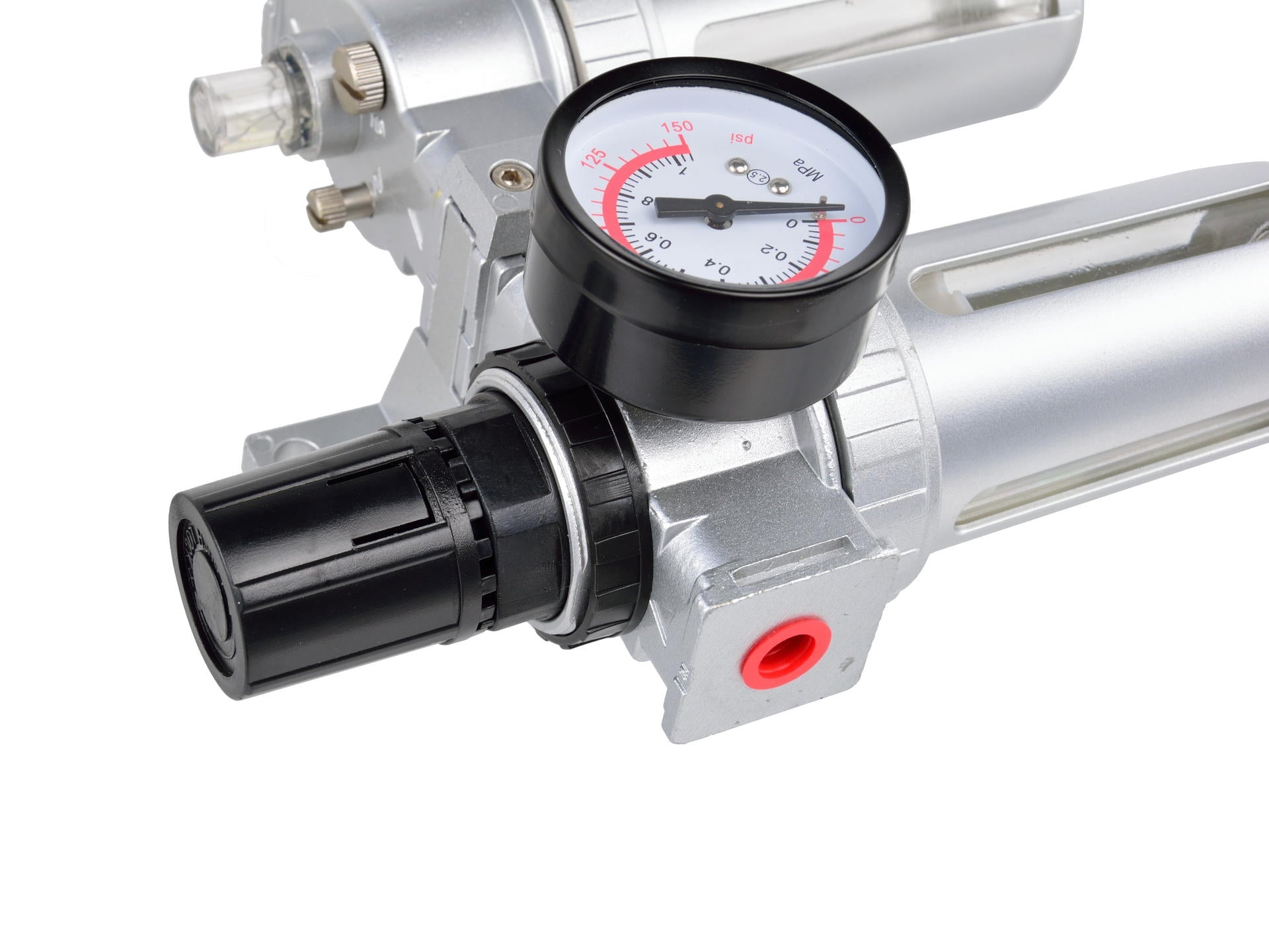 Vízleválasztó olajozó nyomásszabályozóval 1/4" 1 típus