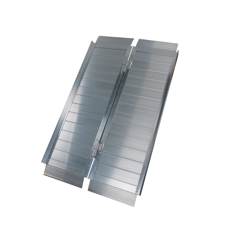 ÖSSZECSUKHATÓ ALUMÍNIUM RÁMPA - 270 KG 122 CM KÖNNYŰ ÉS HORDOZHATÓ